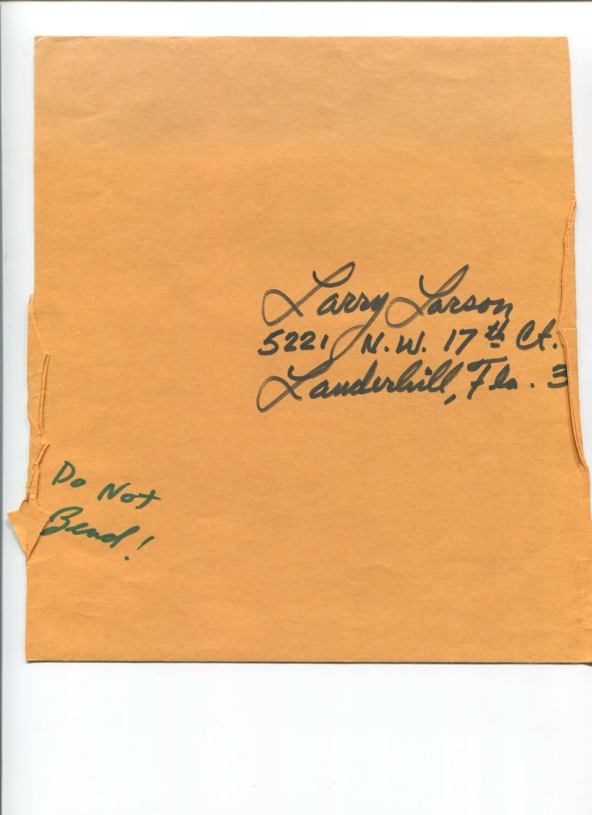 Erik Estrada — Erik Estrada Signed Envelope Page Autographed Actor Signature CHIPS, image 2