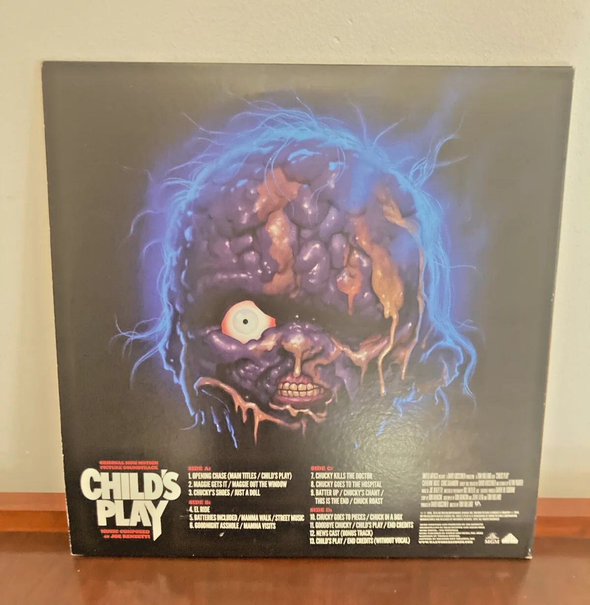 Child’s Play Soundtrack Double LP Coloured Vinyl Horror OST Chucky Inserts, изображение 2