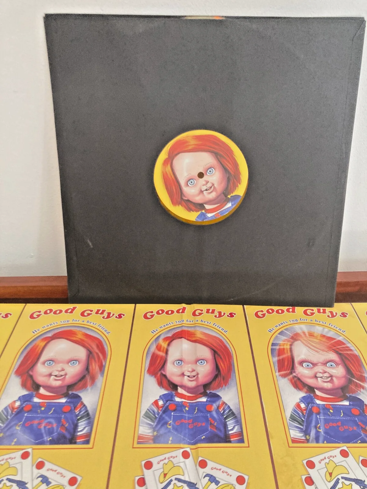 Child’s Play Soundtrack Double LP Coloured Vinyl Horror OST Chucky Inserts, изображение 4