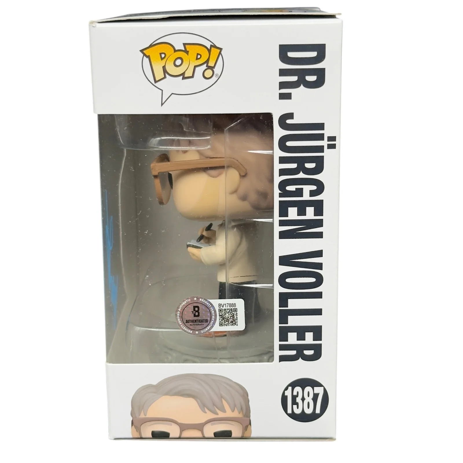 Mads Mikkelson — Mads Mikkelson Signed Dr. Jürgen Voller Funko Pop 1387 Beckett Autograph!, image 2