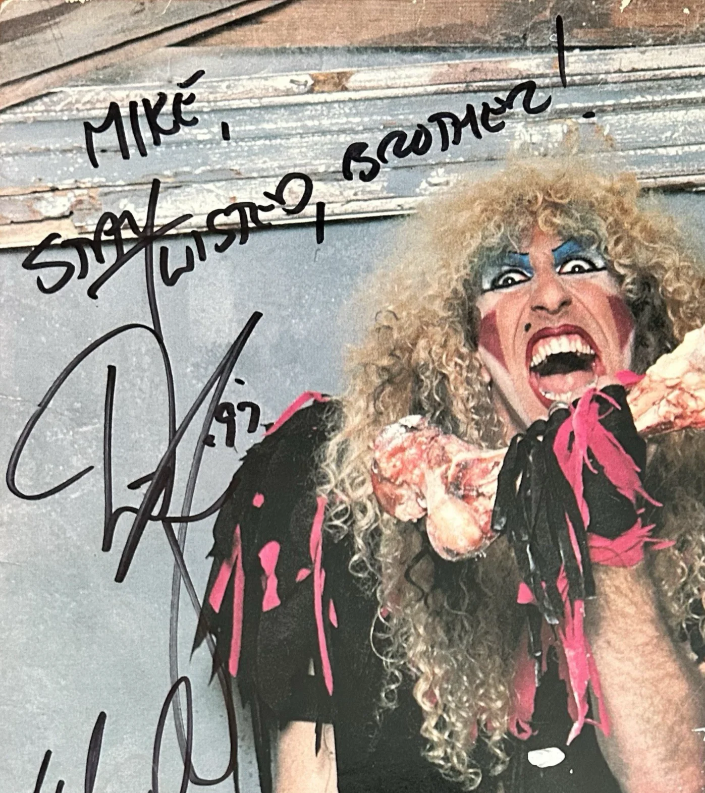 Twisted Sister "Stay Hungry" Vinyl - Autographed/Signed - Dee Snider + 4, image 3