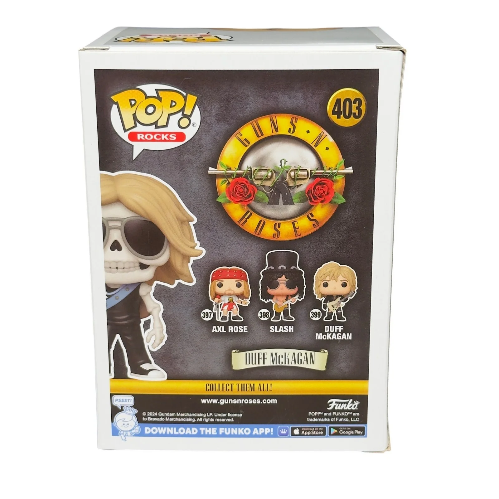 Duff McKagan Signed Guns N Roses Funko Pop 403 - Beckett Authentic Autograph!, изображение 3