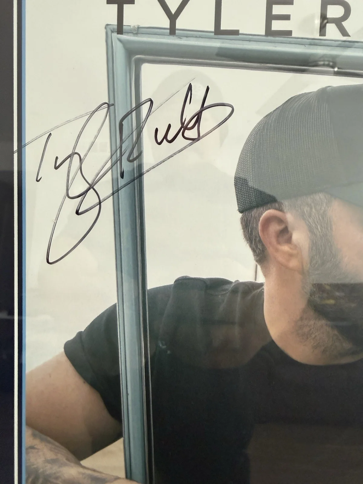 Tyler Rich Autograph Poster 12x18 Hard Rock Live May 25, 2023, image 2