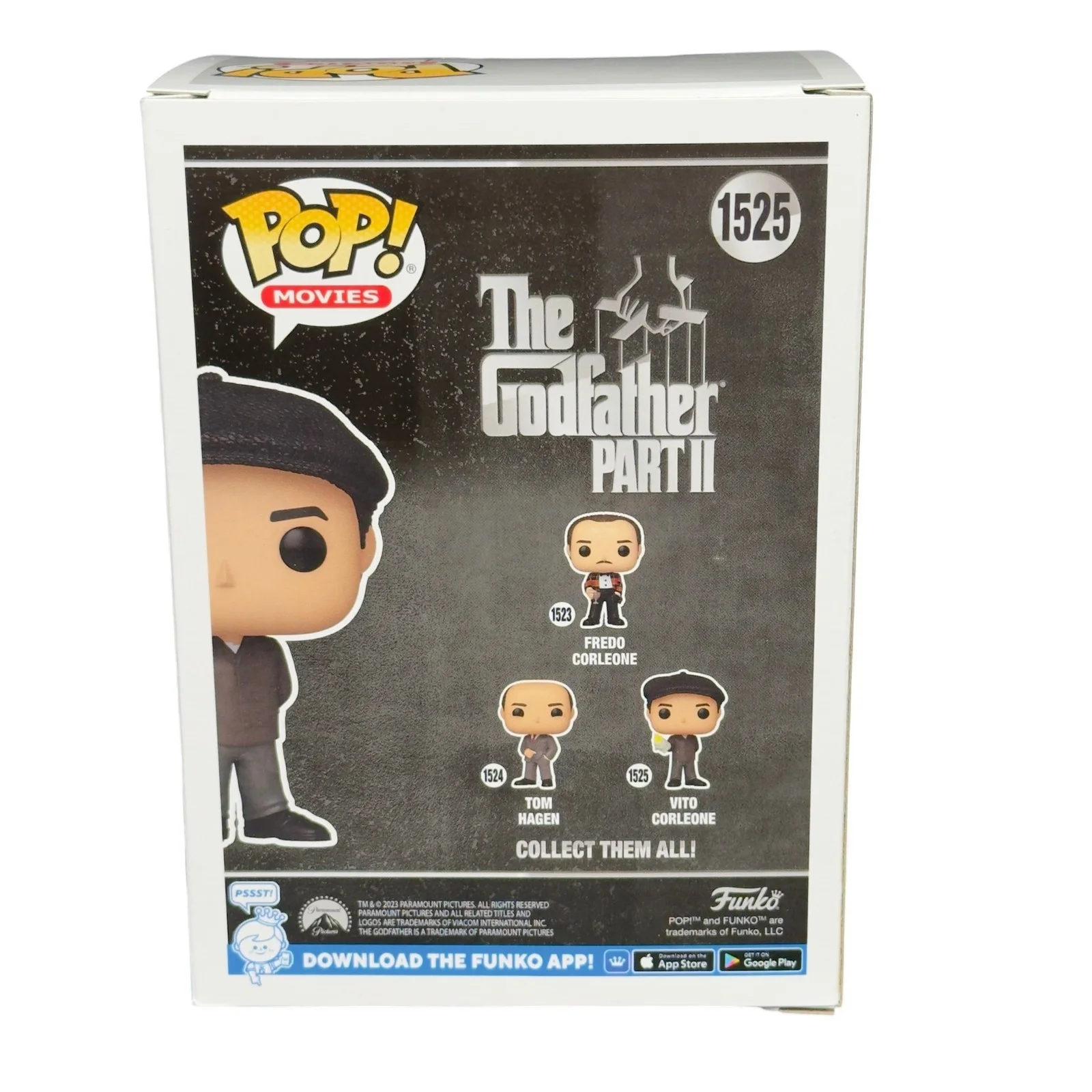Robert DeNiro — Robert DeNiro Signed Vito Corleone Godfather Funko Pop 1525 Beckett Autograph!, image 3