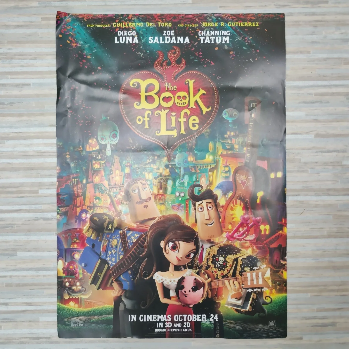 The book of life Original 1 Sheet Poster A3 movie double sided puzzles, изображение 3