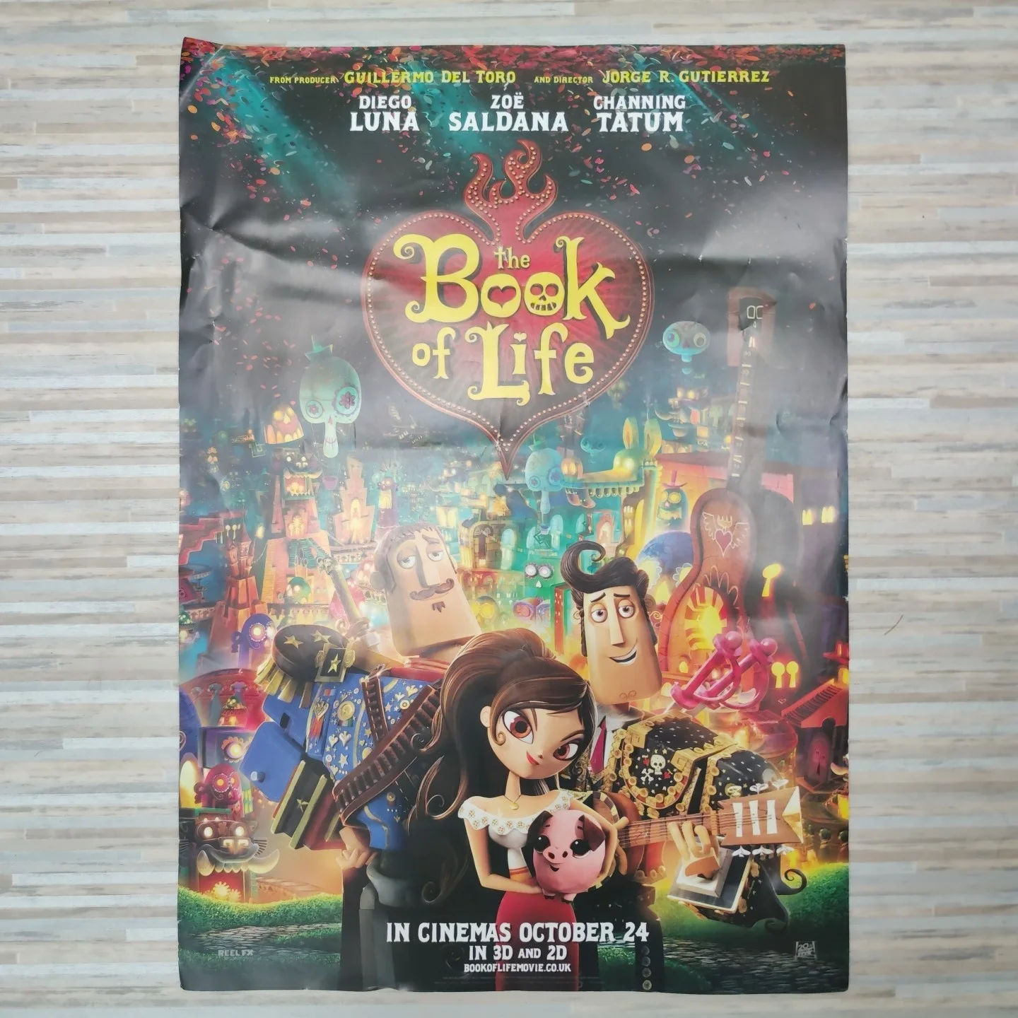 The book of life Original 1 Sheet Poster A3 movie double sided puzzles, изображение 5