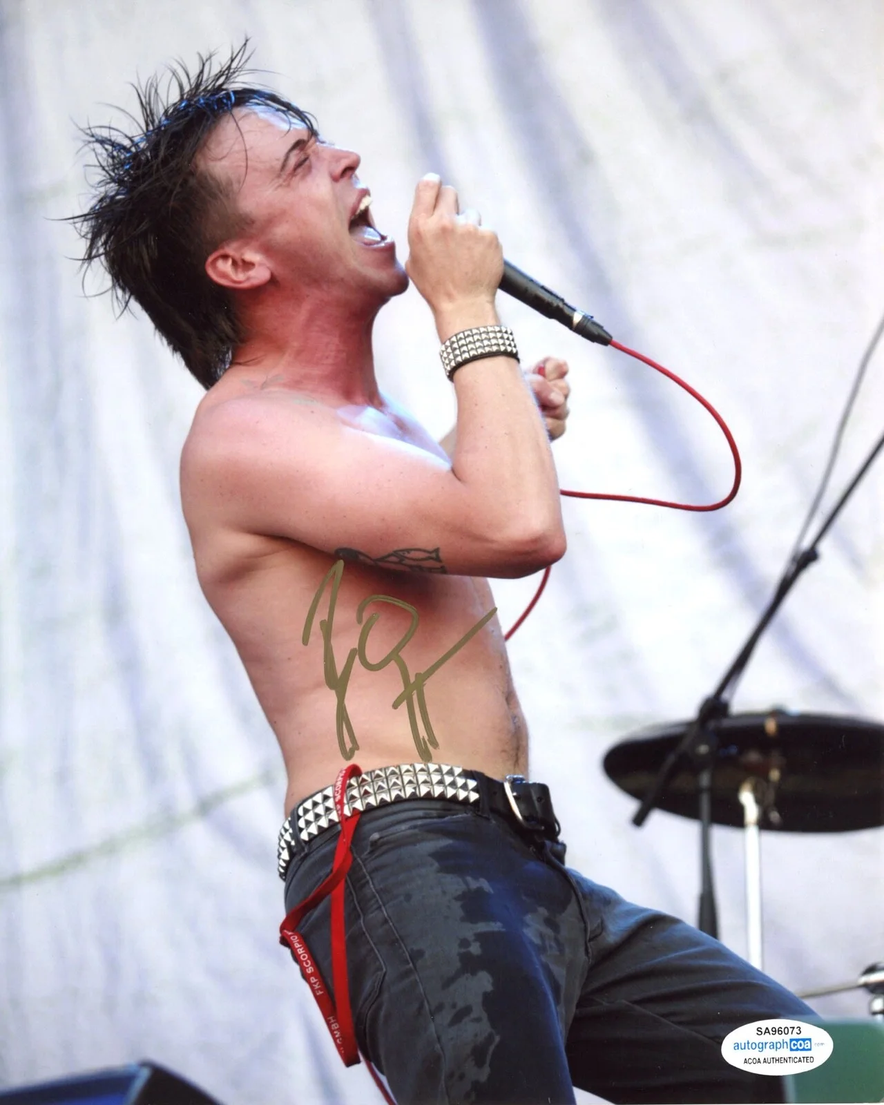 BEN KOWALEWICZ — Ben Kowalewicz signed "BILLY TALENT" 8x10 Photo f PROOF Autographed ACOA COA, image 3