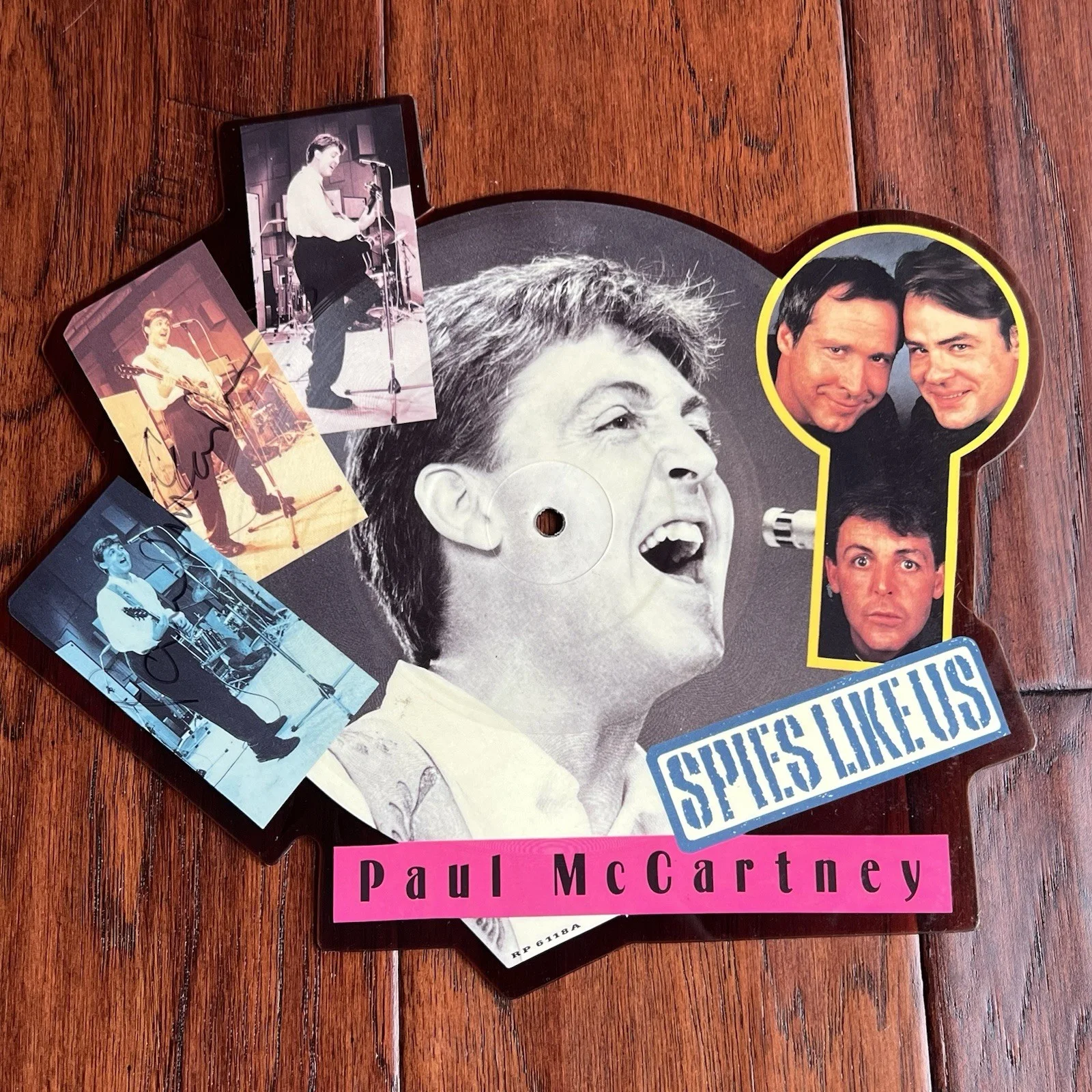 PAUL MCCARTNEY Signed 'Spies Like Us' Picture Disk Autograph Beatles JSA & COX, изображение 2