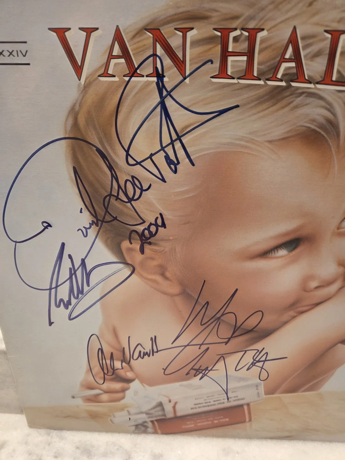 Autographed Van Halen 1984 Album(all 4 Mint) PSA Full Letter, image 5