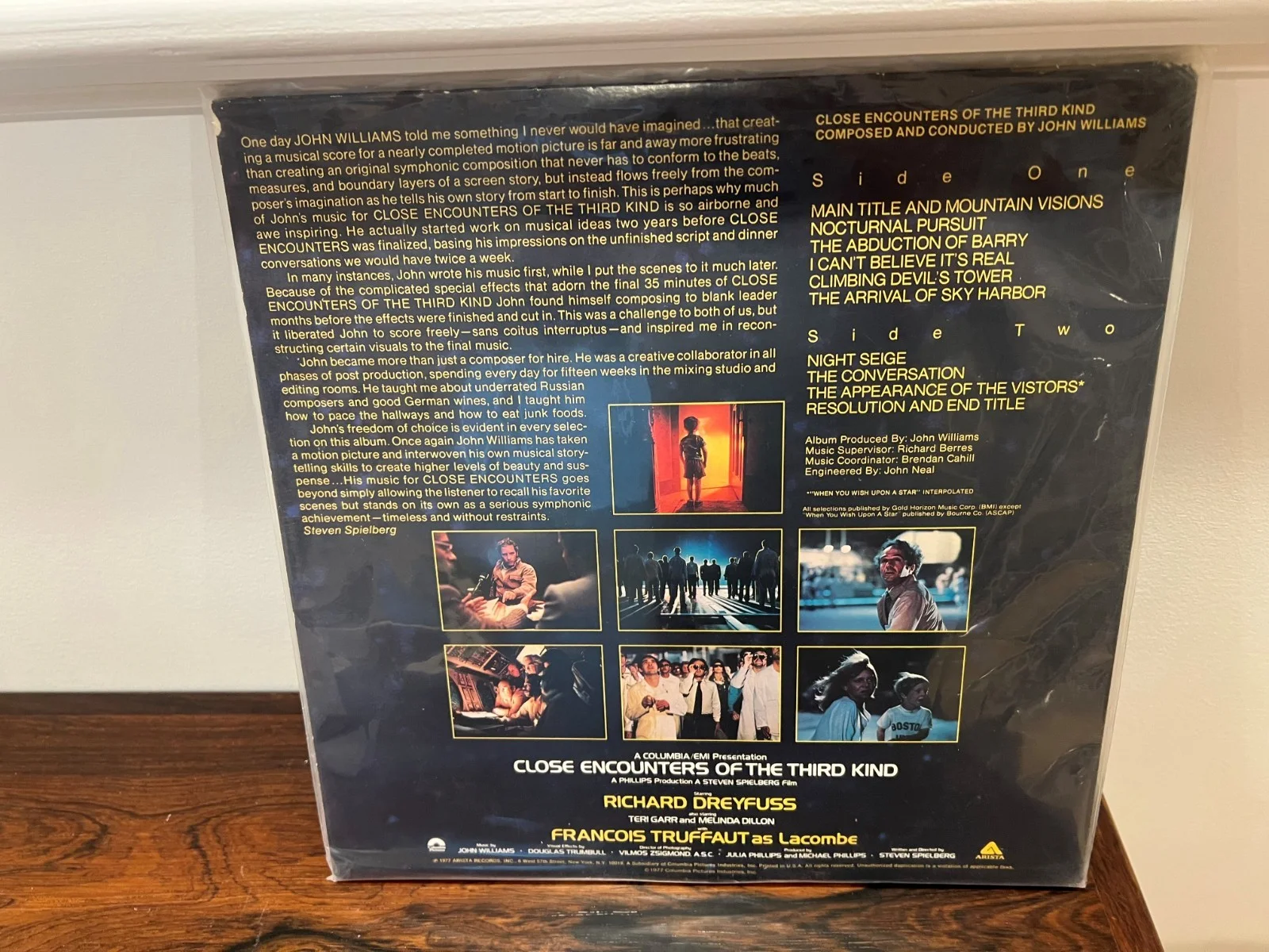🔥Close Encounters Soundtrack Album Signed Spielberg Williams Dreyfuss Garr 🔥, image 2