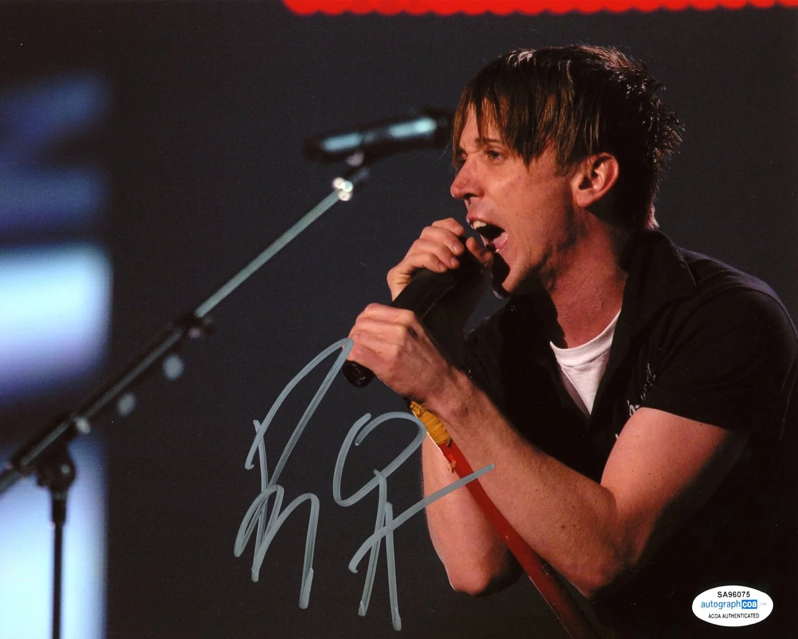 BEN KOWALEWICZ — Ben Kowalewicz signed "BILLY TALENT" 8x10 Photo h PROOF Autographed ACOA COA, изображение 3