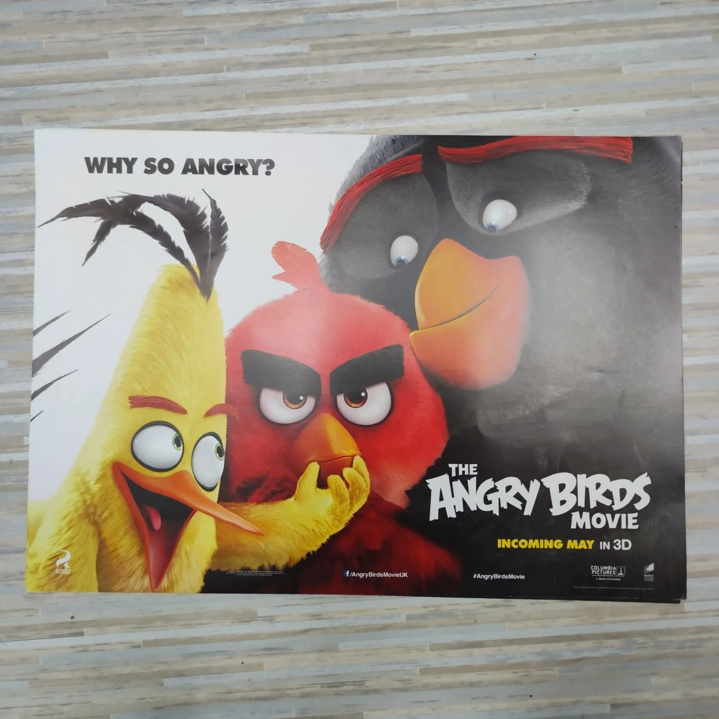 ANGRY BIRDS MOVIE 2016 (Face Quad) Danny McBride Sean Penn movie poster A3, изображение 2