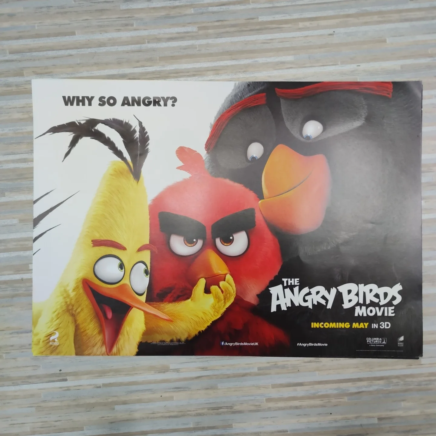 ANGRY BIRDS MOVIE 2016 (Face Quad) Danny McBride Sean Penn movie poster A3, изображение 4
