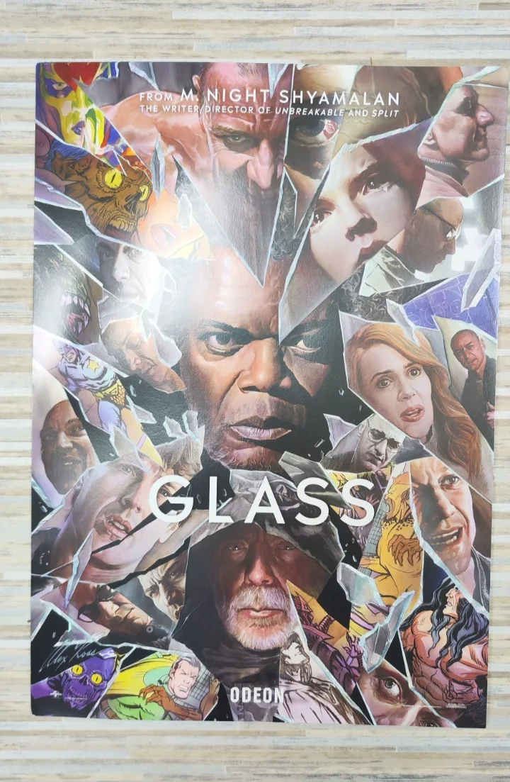 Glass By M Night Shamayalan Movie Poster A3 30X42CMS APPROX Odeon, изображение 2