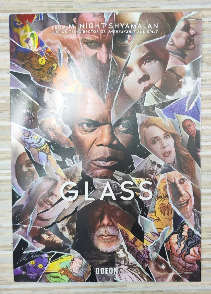 Glass By M Night Shamayalan Movie Poster A3 30X42CMS APPROX Odeon, изображение 3