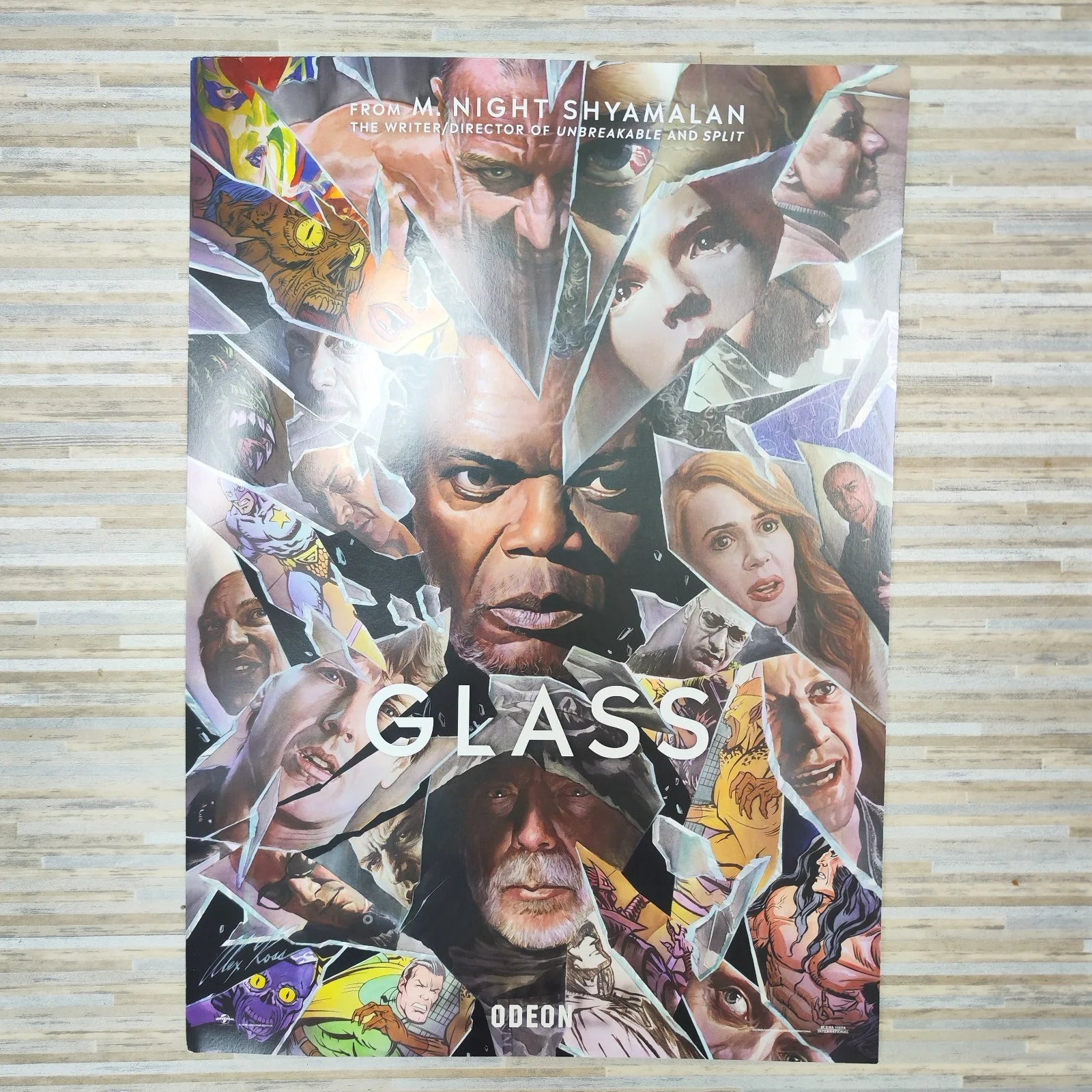 Glass By M Night Shamayalan Movie Poster A3 30X42CMS APPROX Odeon, изображение 5