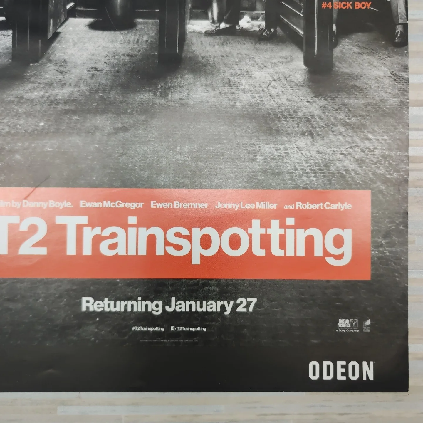 T2 TRAINSPOTTING 2017 movie poster Ewan McGregor Ewen Bremner A3, image 4