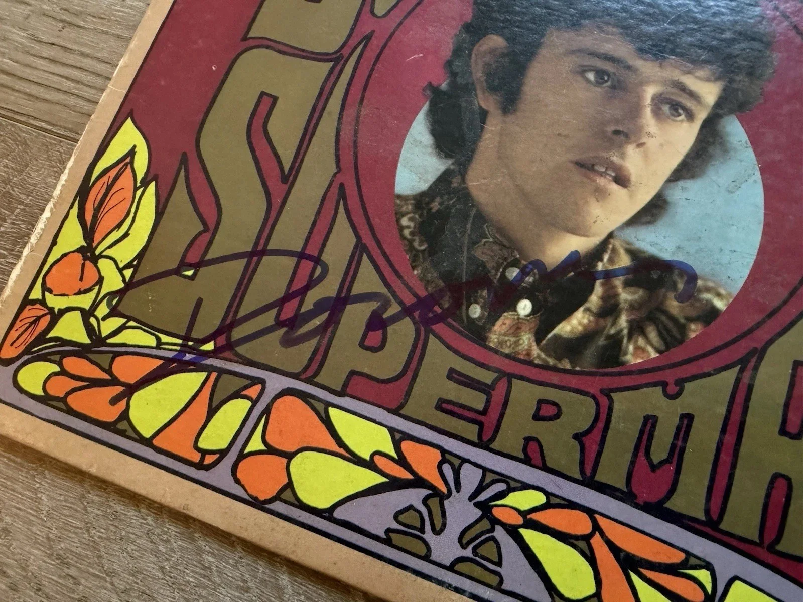 Donovan signed Sunshine Superman album LOA & photo proof, изображение 2