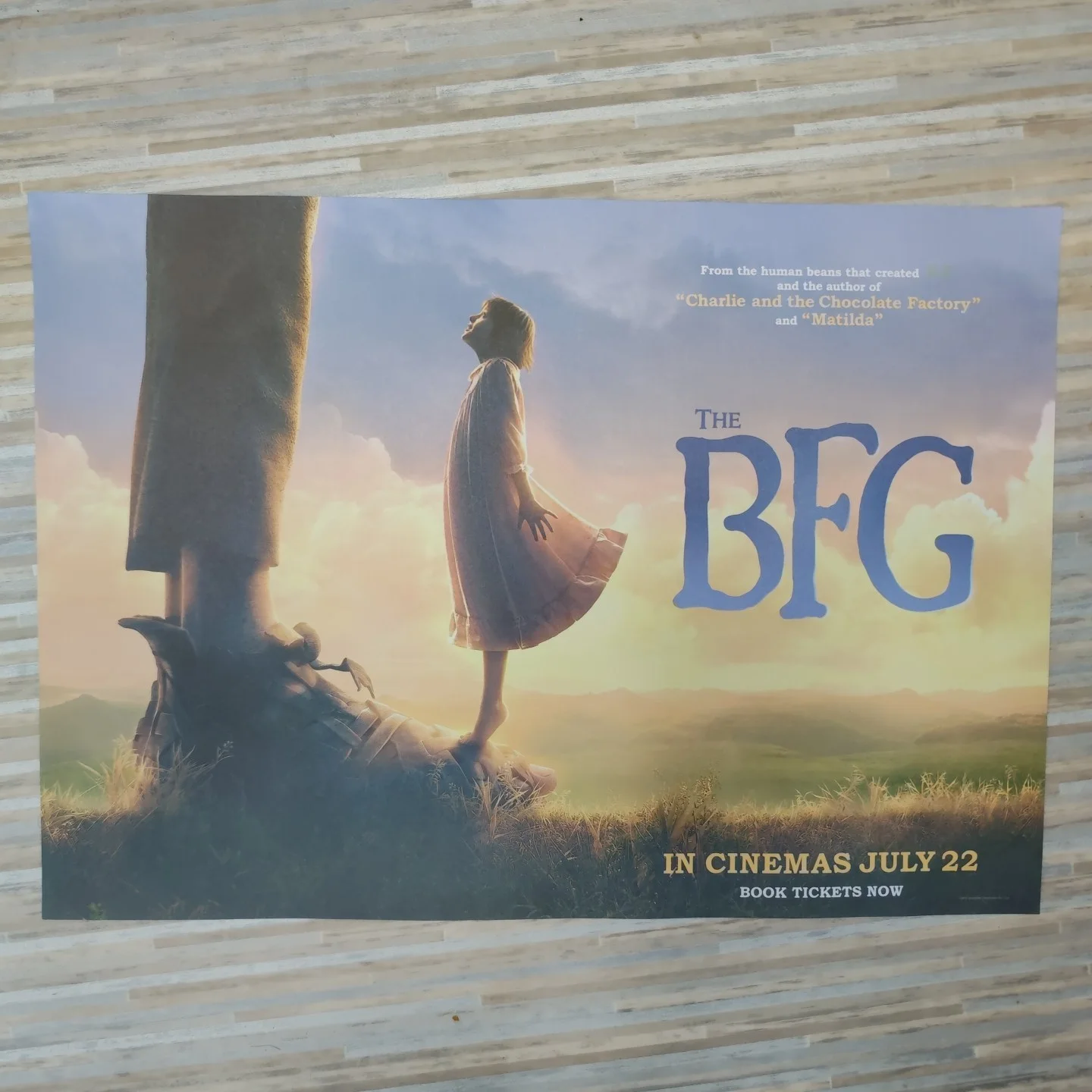 The BFG 2016 Animated movie double sided A3 Cinema Poster, image 3
