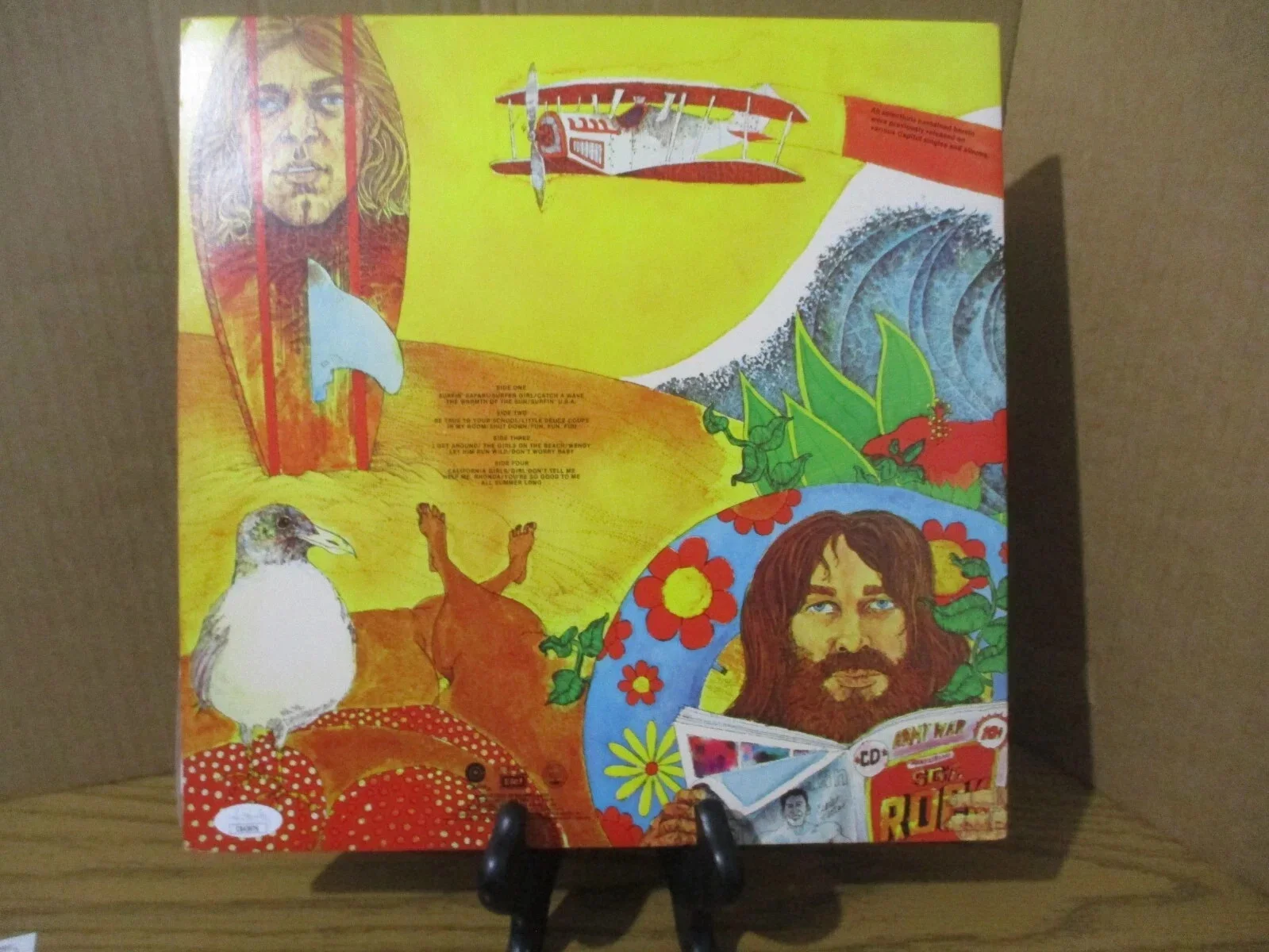 MIKE LOVE (THE BEACH BOYS) AUTHENTIC SIGNED/AUTOGRAPHED VINYL RECORD-JSA CERT, image 4