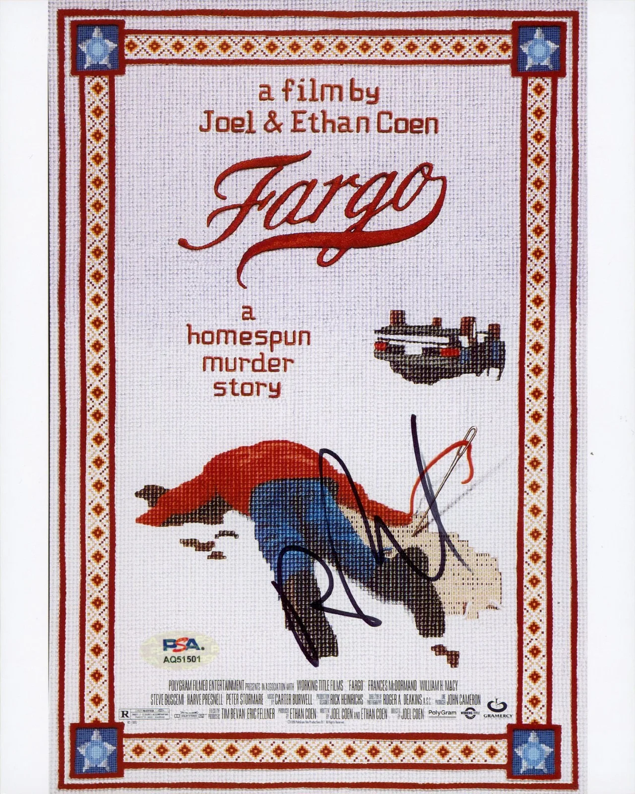Roger Deakins — Roger Deakins Fargo Authentic Signed 8x10 Vertical Photo PSA/DNA #AQ51501