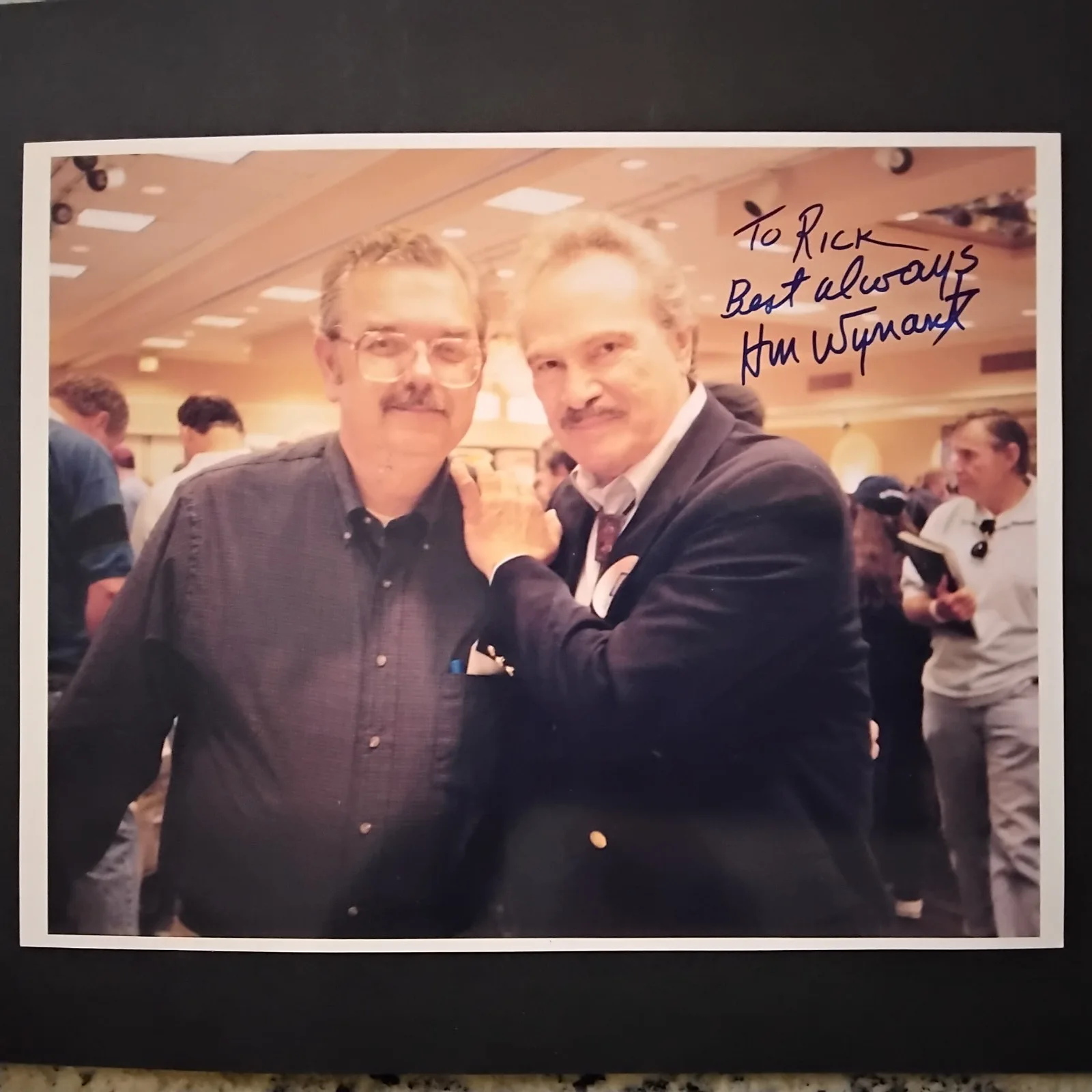 H M Wynant SIGNED Photo Movie TV Actor Marlowe World's Fair Elvis Twilight Zone, изображение 2