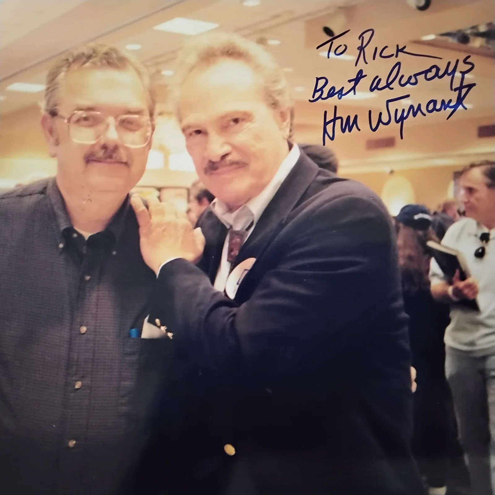 H M Wynant SIGNED Photo Movie TV Actor Marlowe World's Fair Elvis Twilight Zone, изображение 3