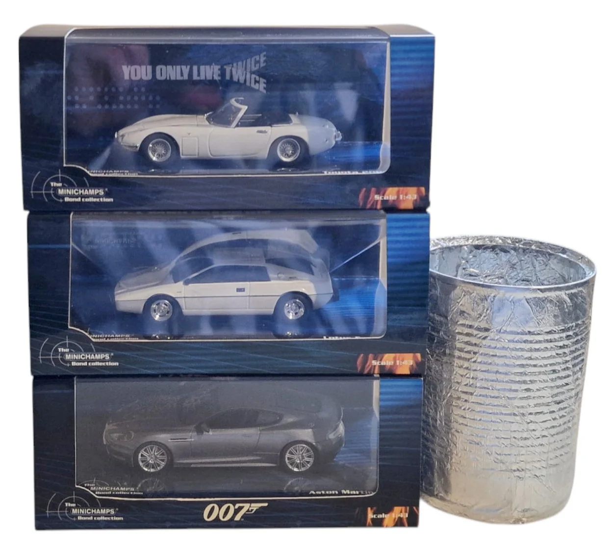James Bond Aston Martin DBS, Lotus Esprit, Toyta 2000 GT by Minichamps - 1/43, image 2