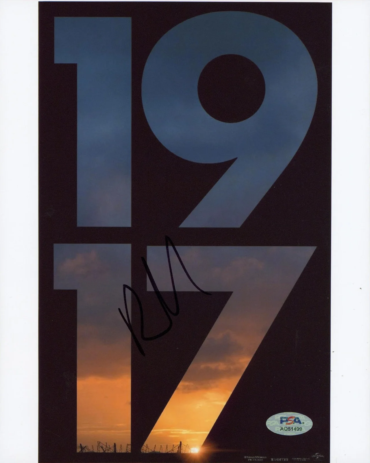 Roger Deakins — Roger Deakins 1917 Authentic Signed 8x10 Vertical Photo PSA/DNA #AQ51499