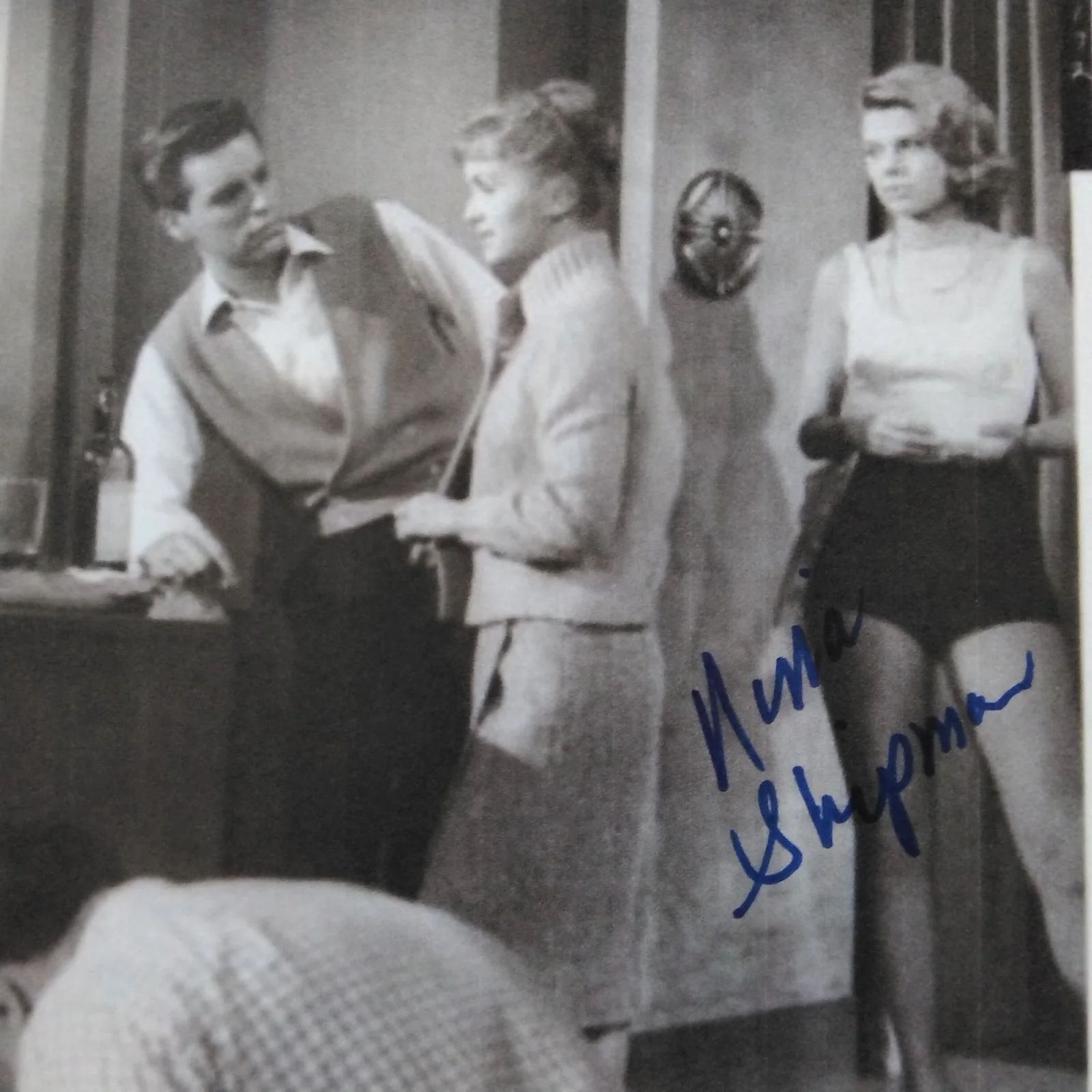 Nina Shipman SIGNED Photo 50s Movie TV Actress Vertigo The Hunters Say 1 for Me, изображение 5