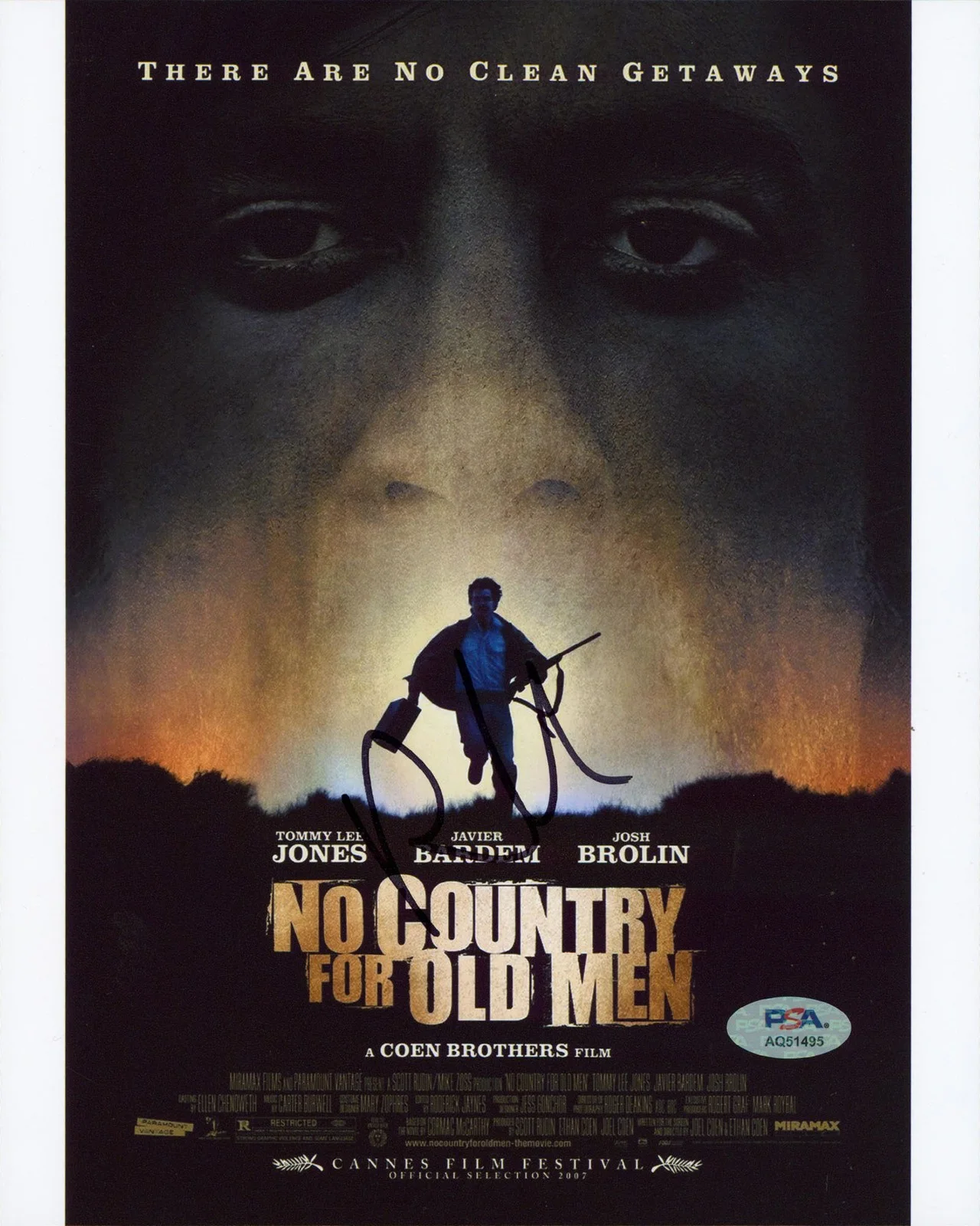 Roger Deakins — Roger Deakins No Country For Old Men Authentic Signed 8x10 Photo PSA/DNA AQ51495