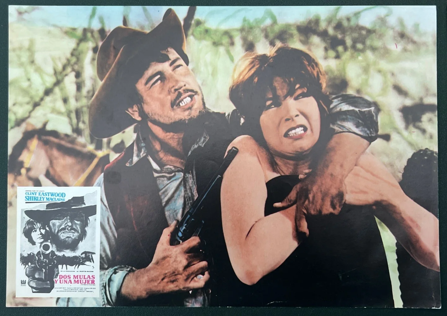 Two Mules for Sister Sarah original Lobby Cards set of 5 Clint Eastwood, изображение 3