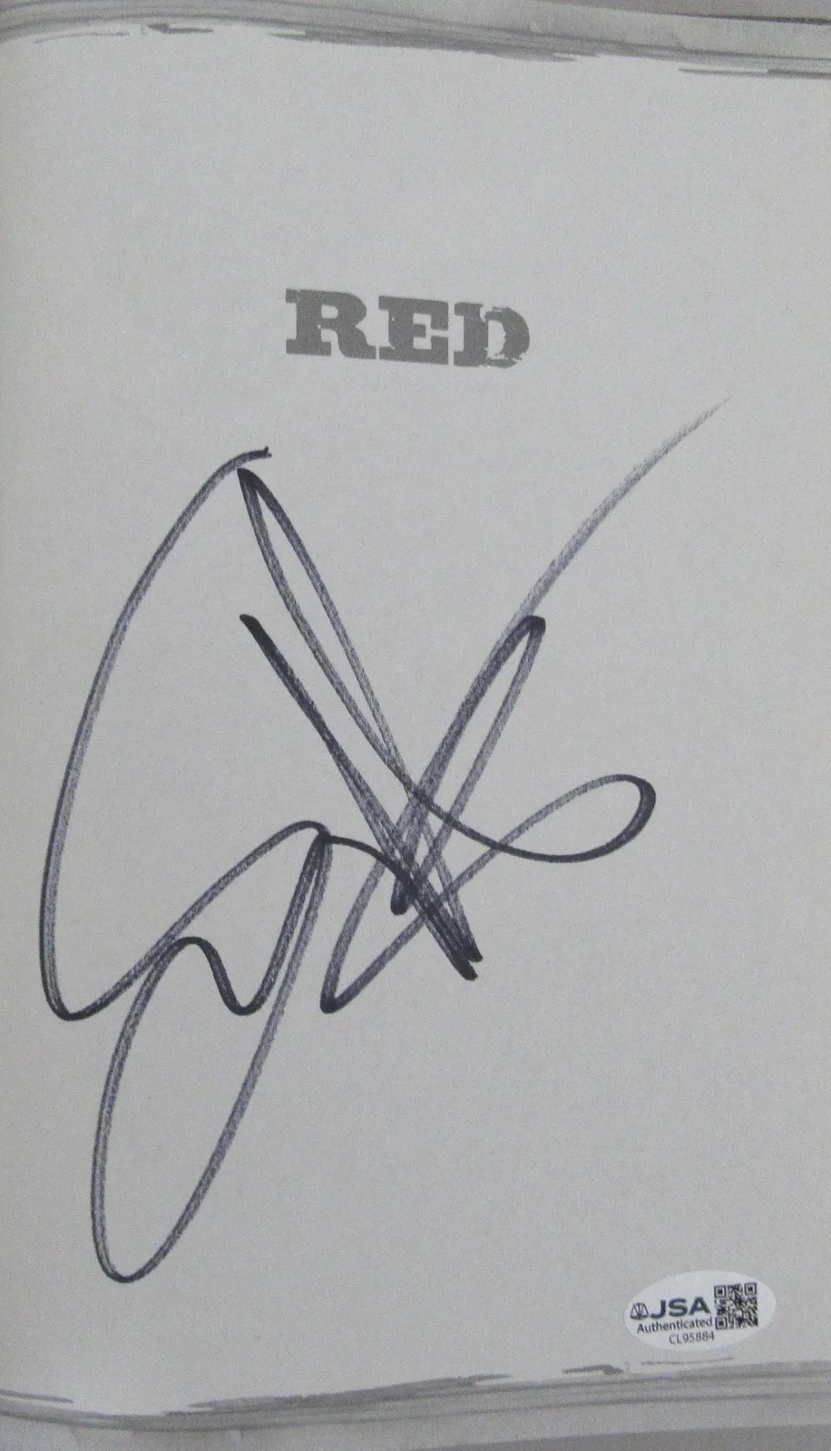 Sammy Hagar "Van Halen" Signed/Autographed Book "Red" JSA 207755, image 2