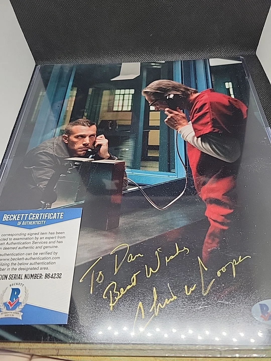Chris Cooper — Chris Cooper BEN AFFLECK autograph 4x6 photo American Beauty The Town, изображение 3