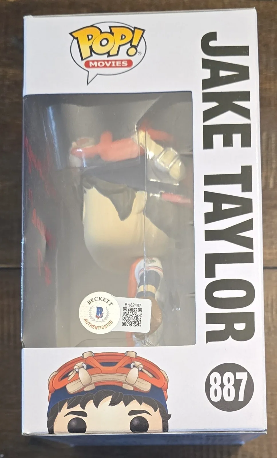 Tom Berenger — Tom Berenger signed Jake Taylor Major League Movies Funko Pop #887 with..., изображение 2