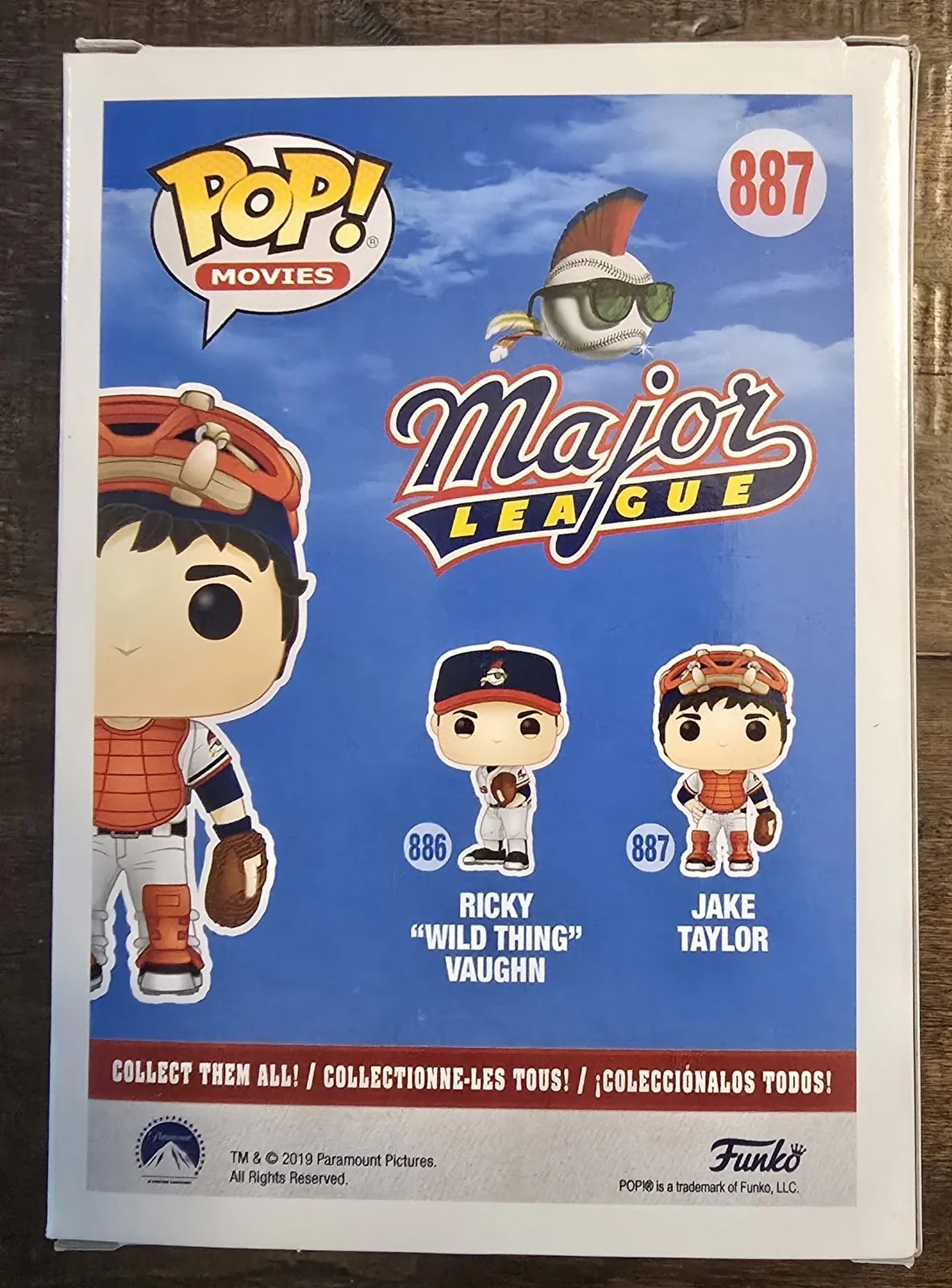 Tom Berenger — Tom Berenger signed Jake Taylor Major League Movies Funko Pop #887 with..., изображение 4
