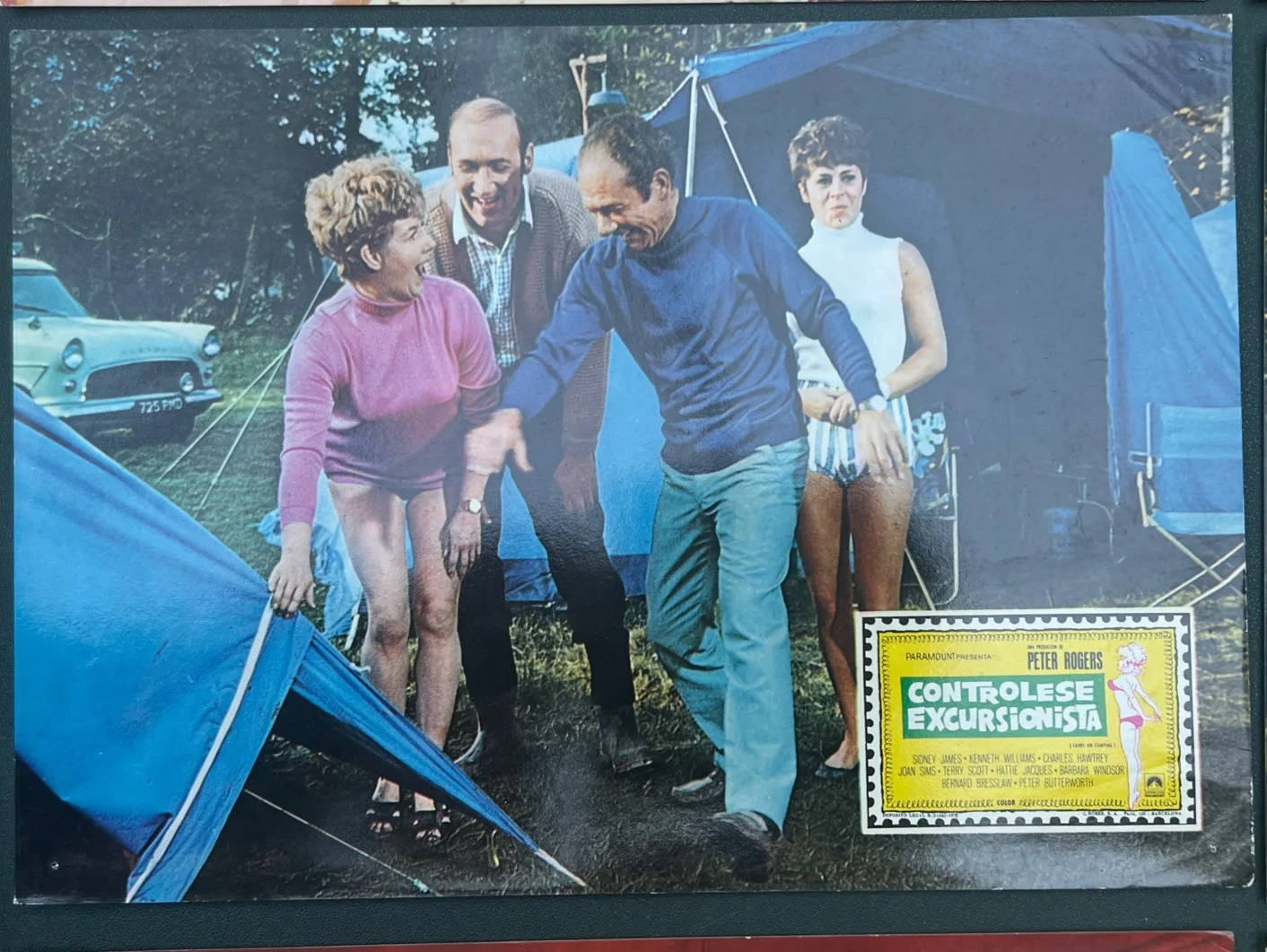 Carry on Camping original Lobby Cards full set of 12, изображение 4