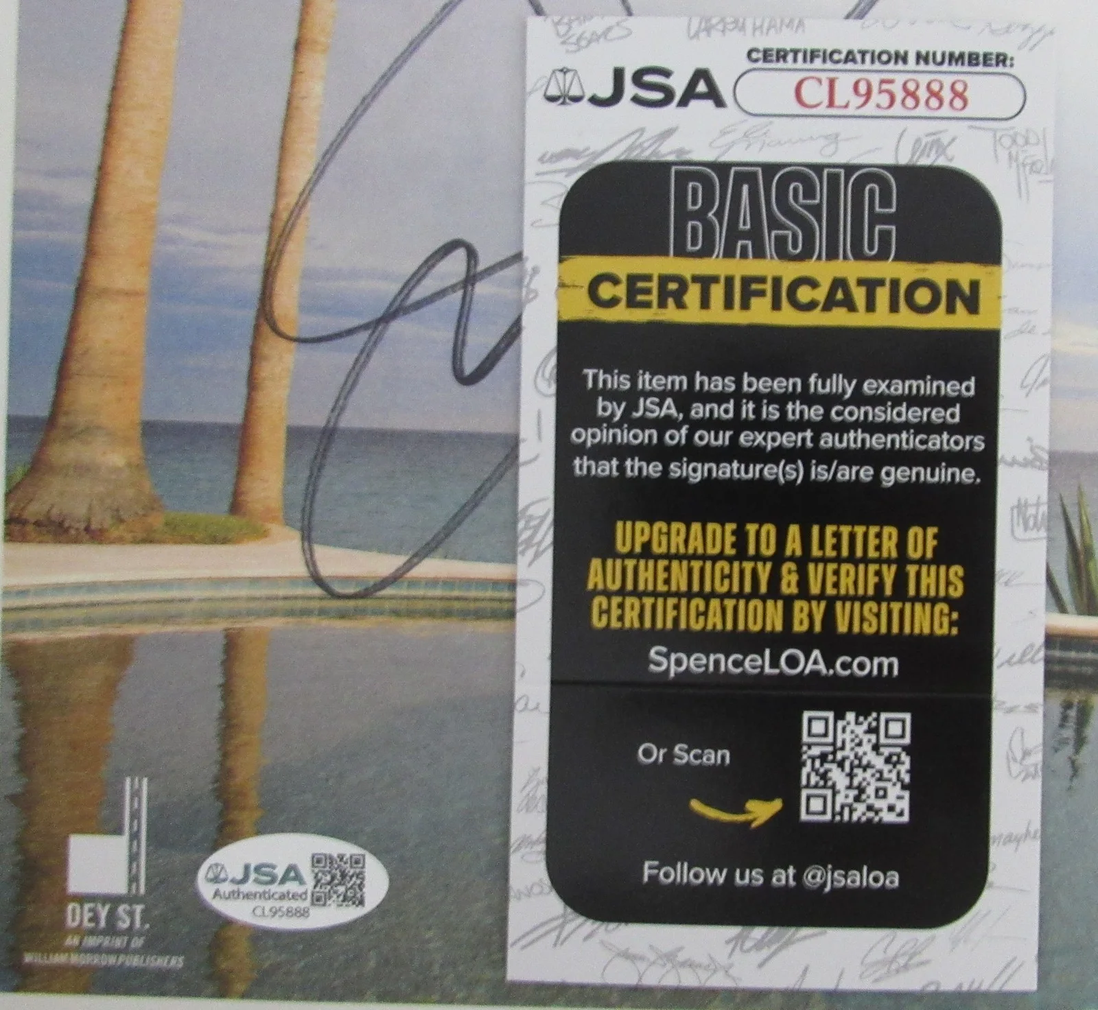 Sammy Hagar "Van Halen" Signed/Auto Book "Are We Having Fun Yet?" JSA 207754, image 3