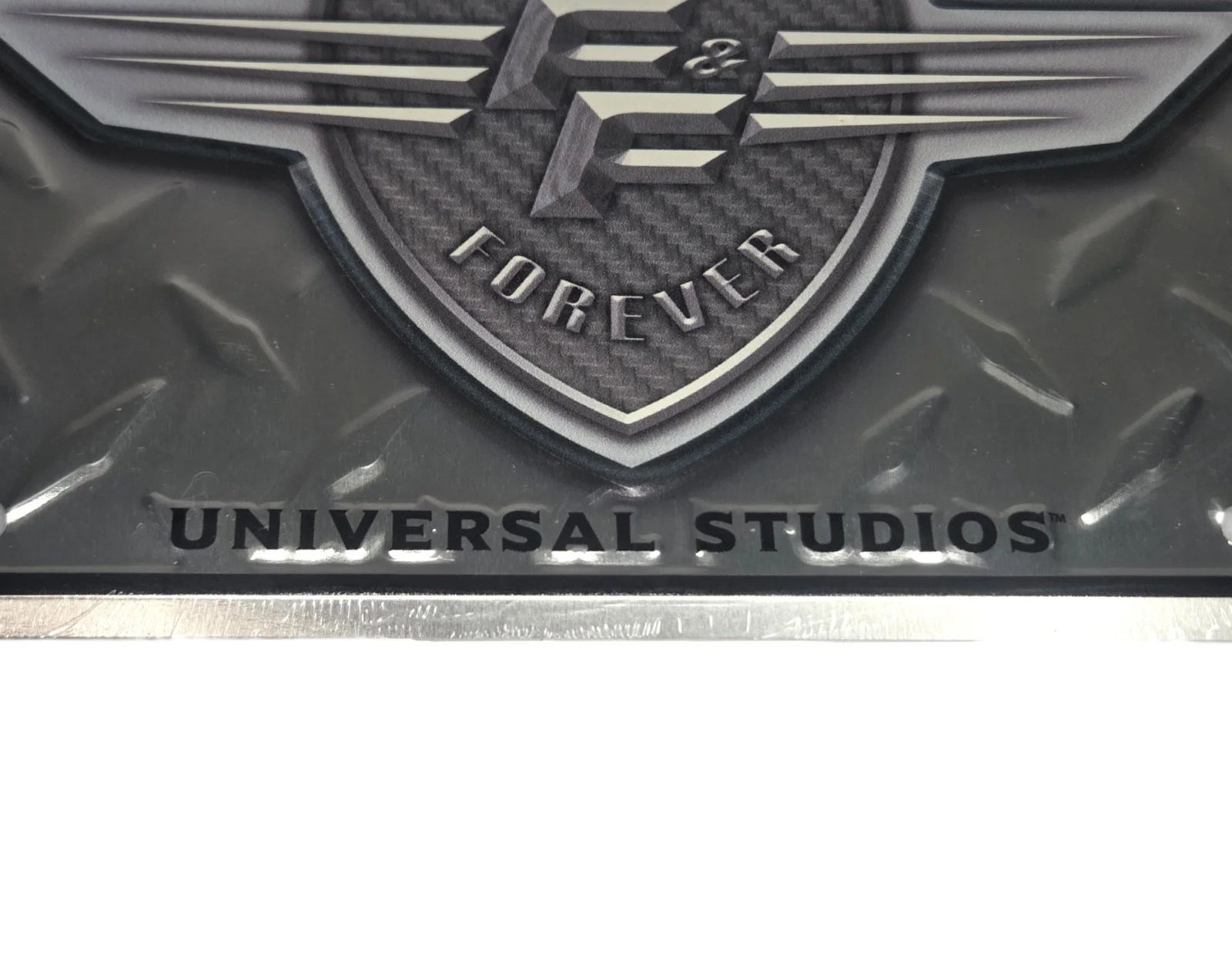 NEW UNIVERSAL STUDIOS FLORIDA FAST & FURIOUS SUPERCHARGED LICENSE PLATE PROP, изображение 3