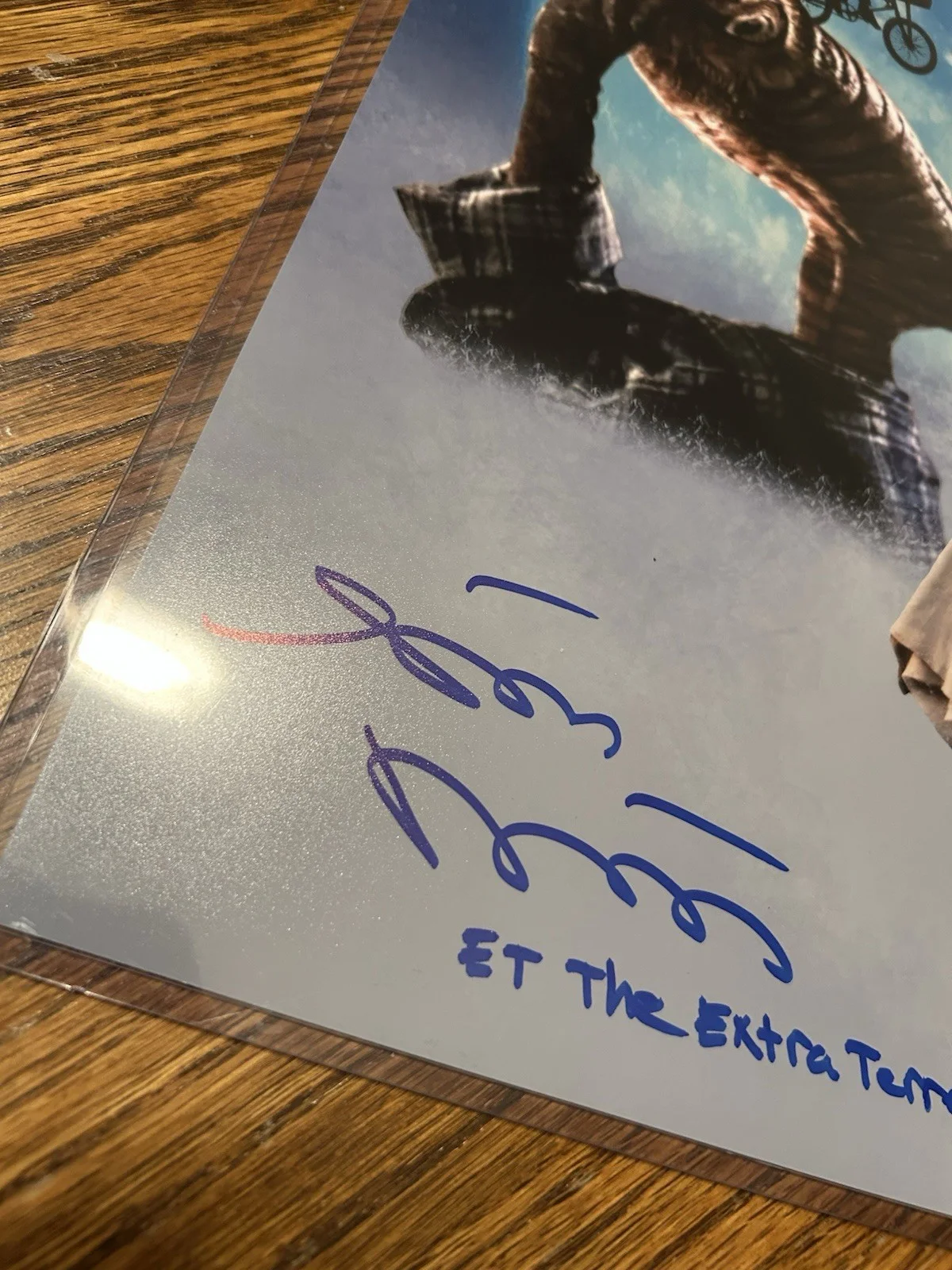 Matthew De Meritt Signed Autographed 11x14 ET Sketch Beckett COA, изображение 2