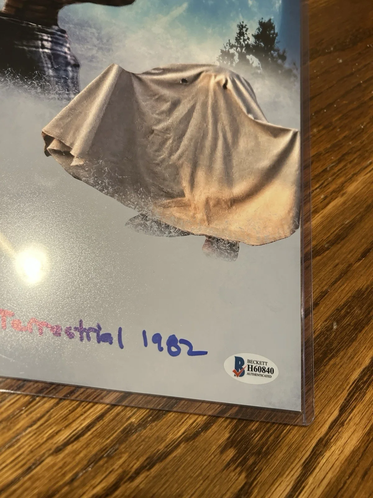 Matthew De Meritt Signed Autographed 11x14 ET Sketch Beckett COA, изображение 4