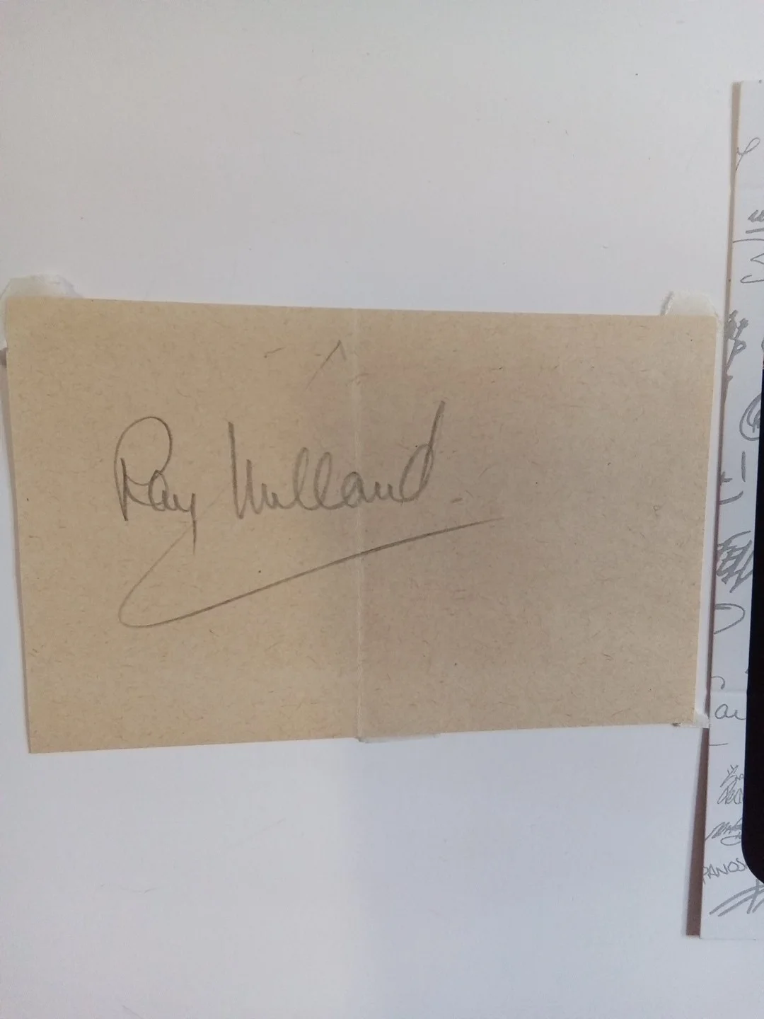 Ray Milland Signed Cut Oscar Winner Lost Weekend JSA, image 2