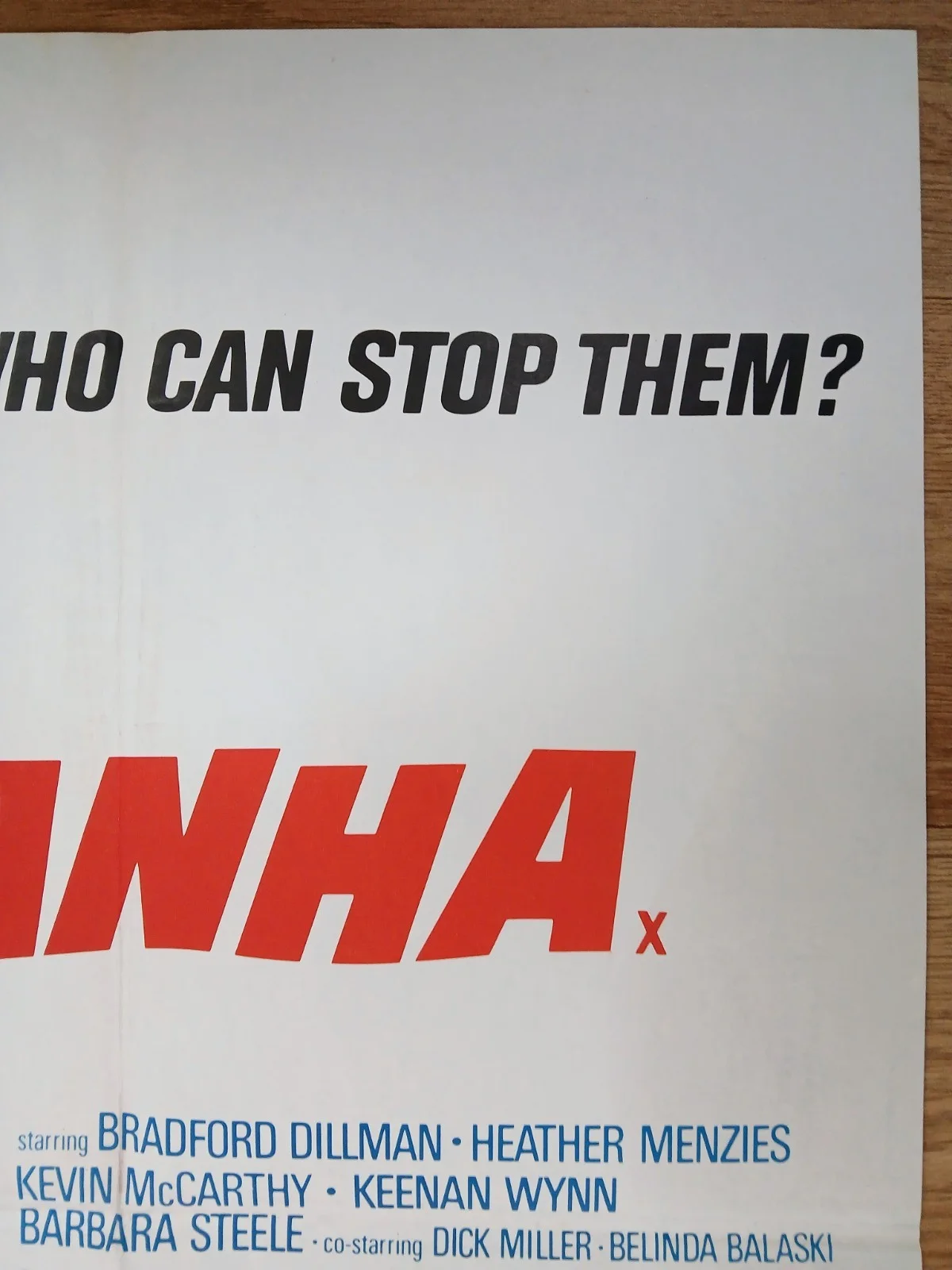 PIRANHA (1978)original UK quad poster -Roger Corman Joe Dante killer fish horror, image 5