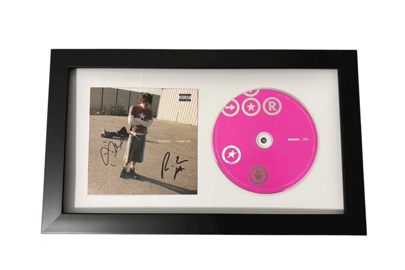 ROYEL OTIS SIGNED AUTOGRAPH x2 HICKEY FRAMED MATTED CD MADDELL PAVLOVIC JSA COA, изображение 3