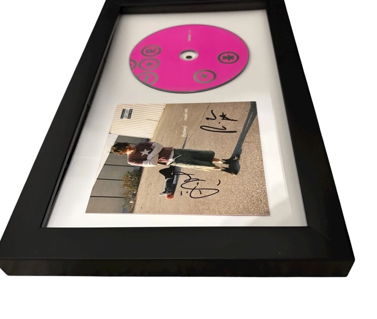 ROYEL OTIS SIGNED AUTOGRAPH x2 HICKEY FRAMED MATTED CD MADDELL PAVLOVIC JSA COA, изображение 4