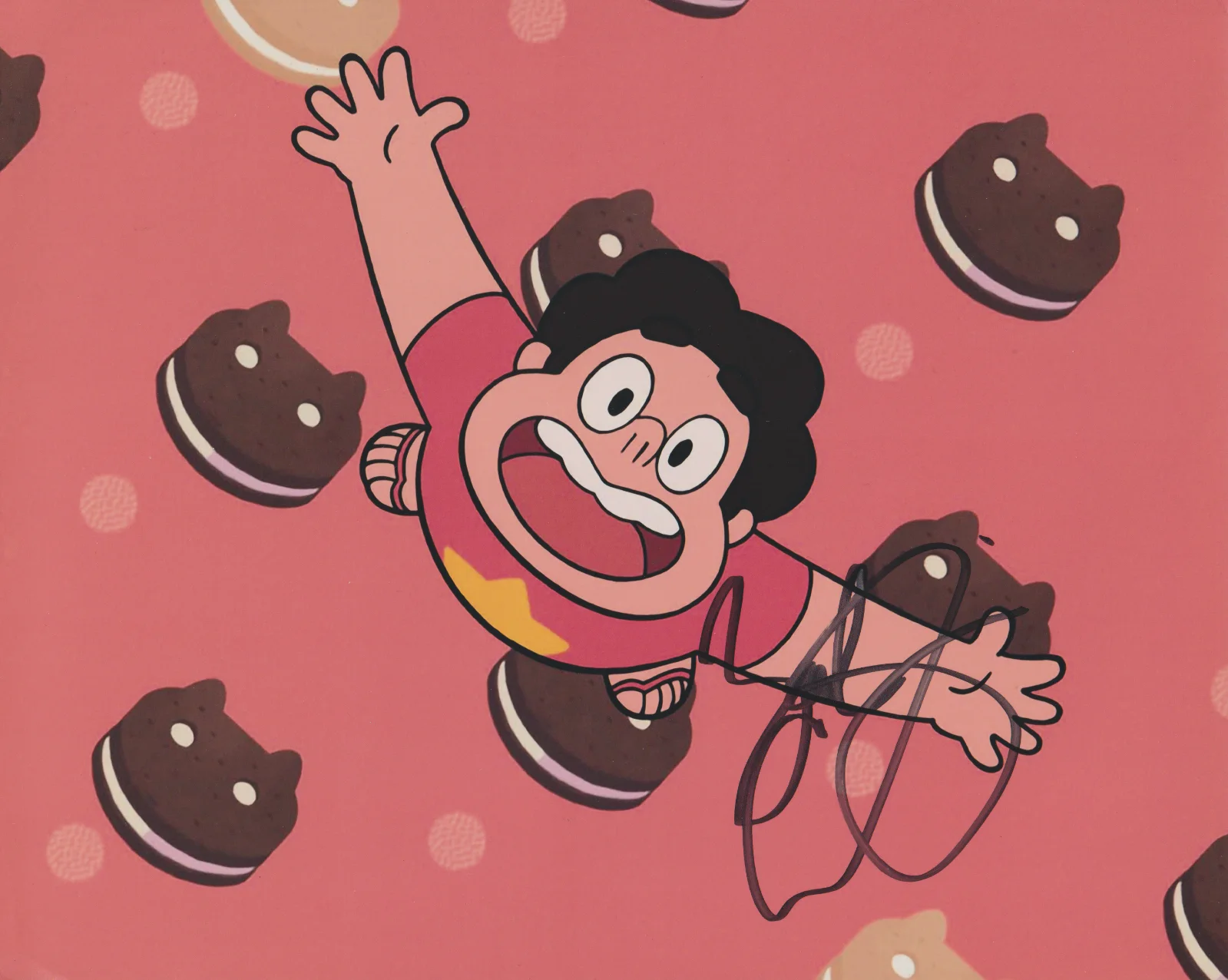 ZACH CALLISON — ZACH CALLISON STEVEN UNIVERSE SIGNED 10X8 COLOR PHOTO CARTOON TV AUTOGRAPH CN
