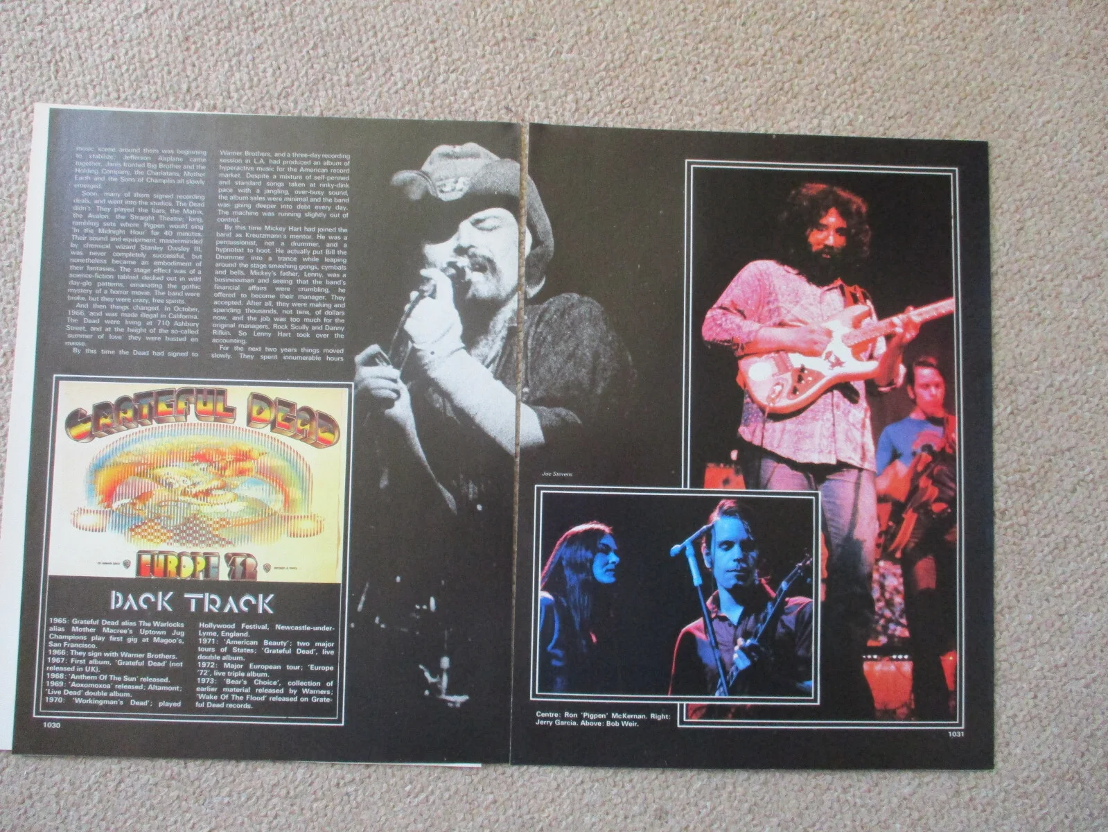 The Grateful Dead - 5 page magazine article with colour and B/W pics, изображение 2