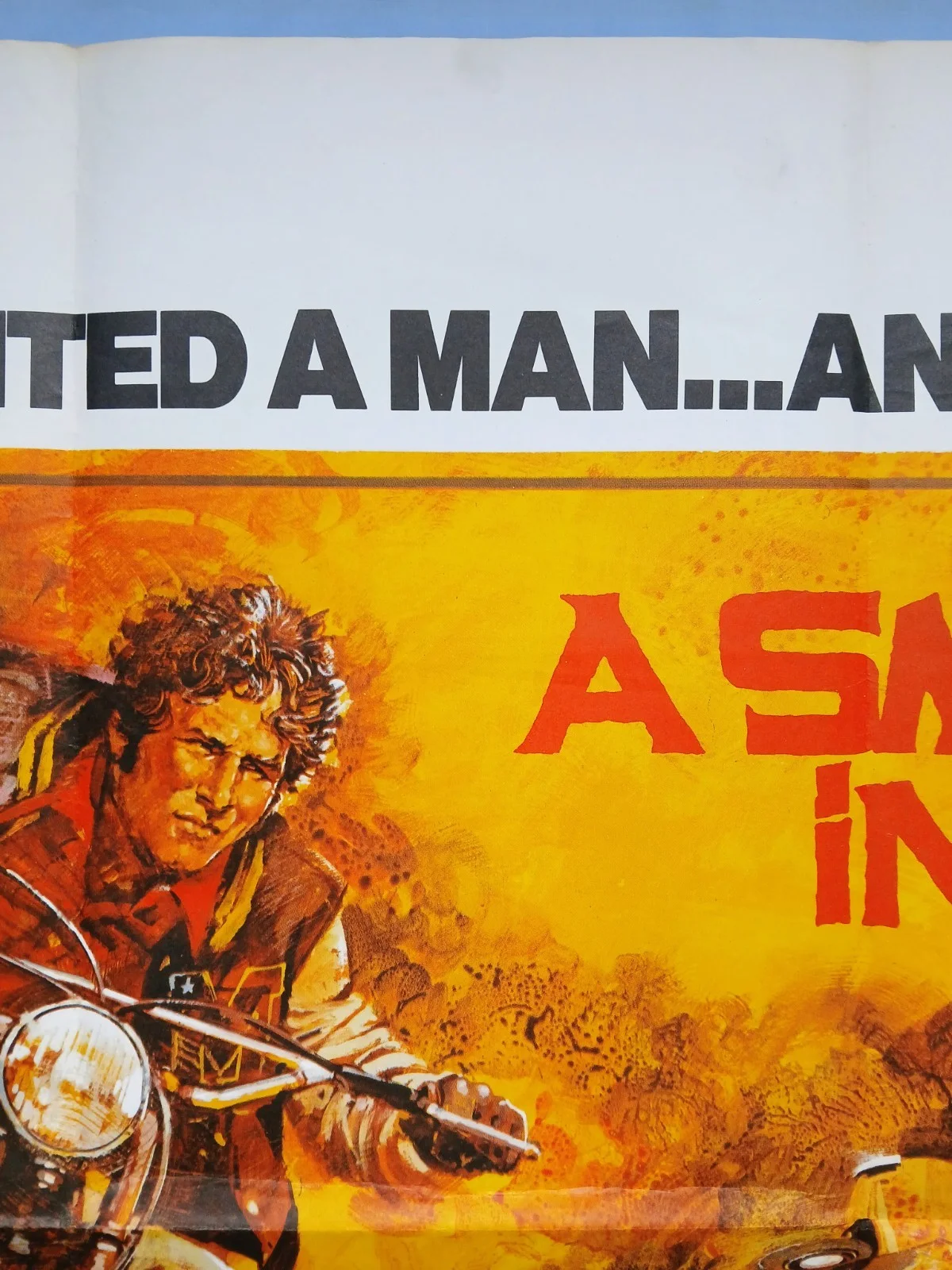 A SMALL TOWN IN TEXAS (1976) orig quad poster -Tim Bottoms,Susan George- Bysouth, image 3