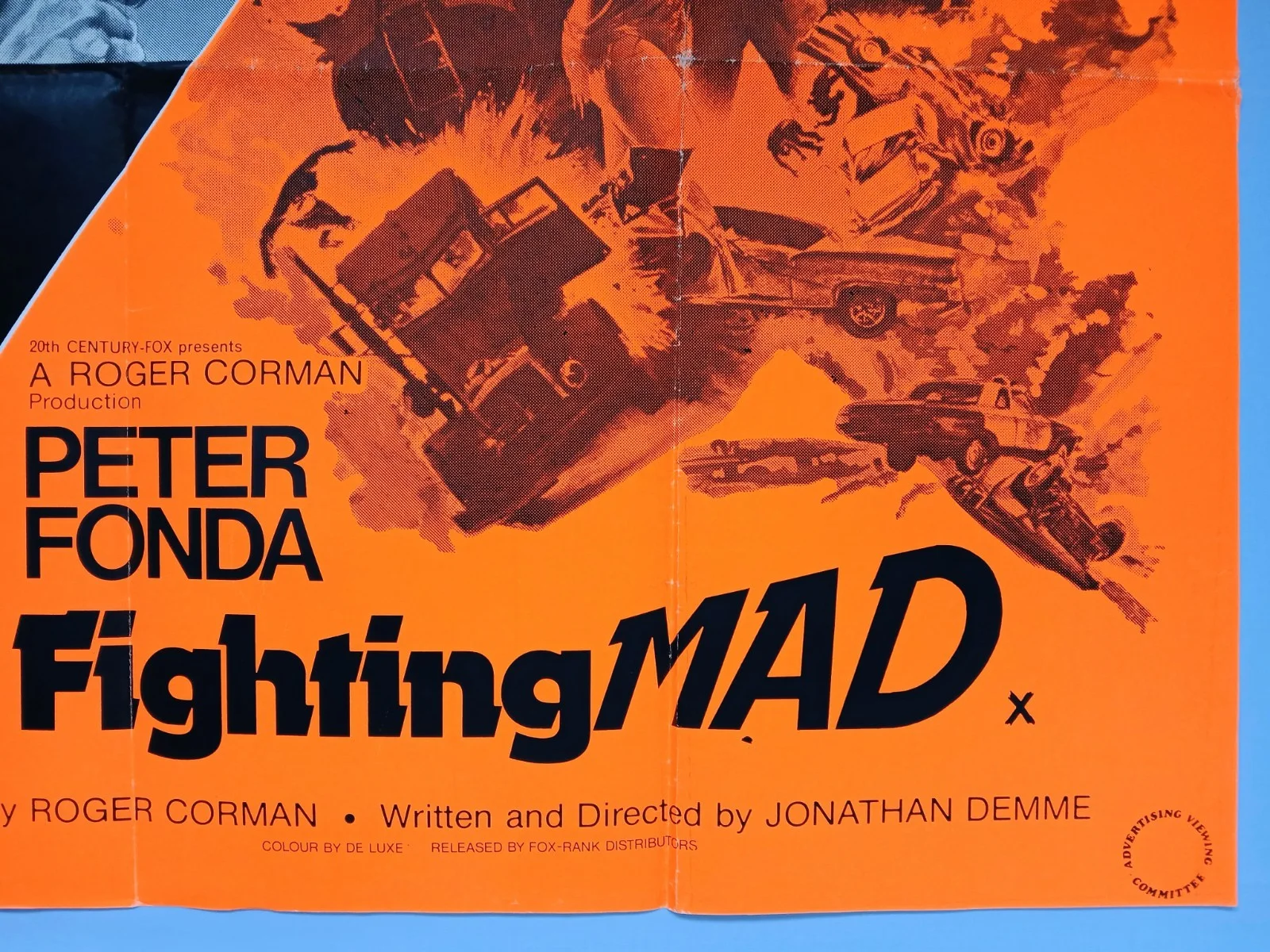 THE LAST HARD MEN / FIGHTING MAD (1976) original UK double-bill quad poster, image 5
