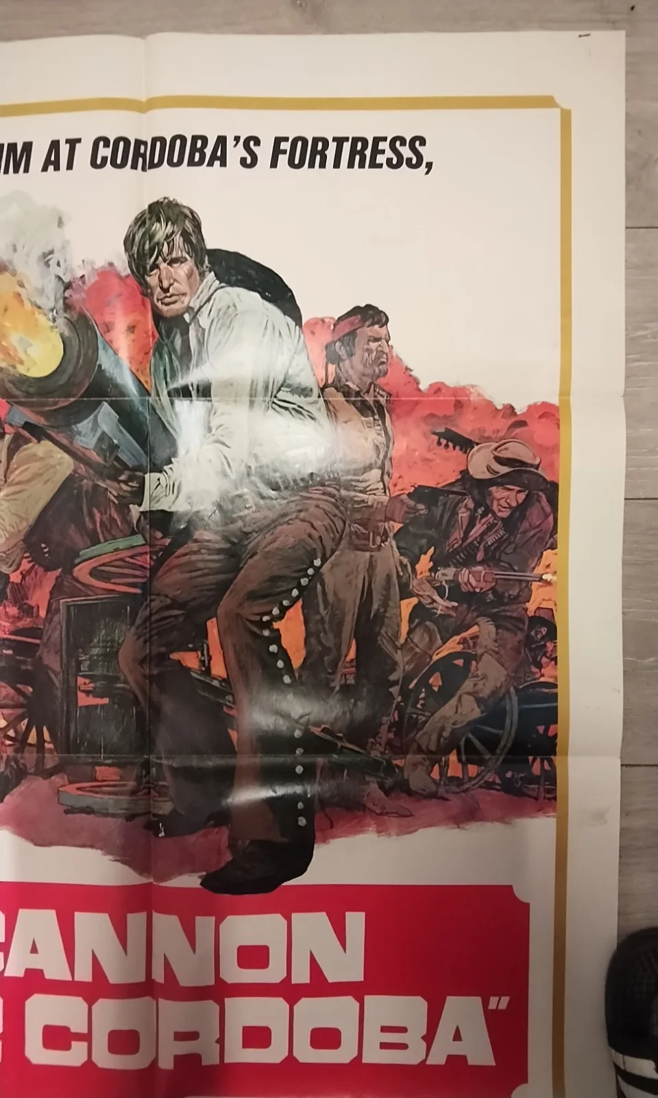 CANNON FOR CORDOBA , US ONE SHEET POSTER , 1970, GEORGE PEPPARD, PETE DUEL, image 3